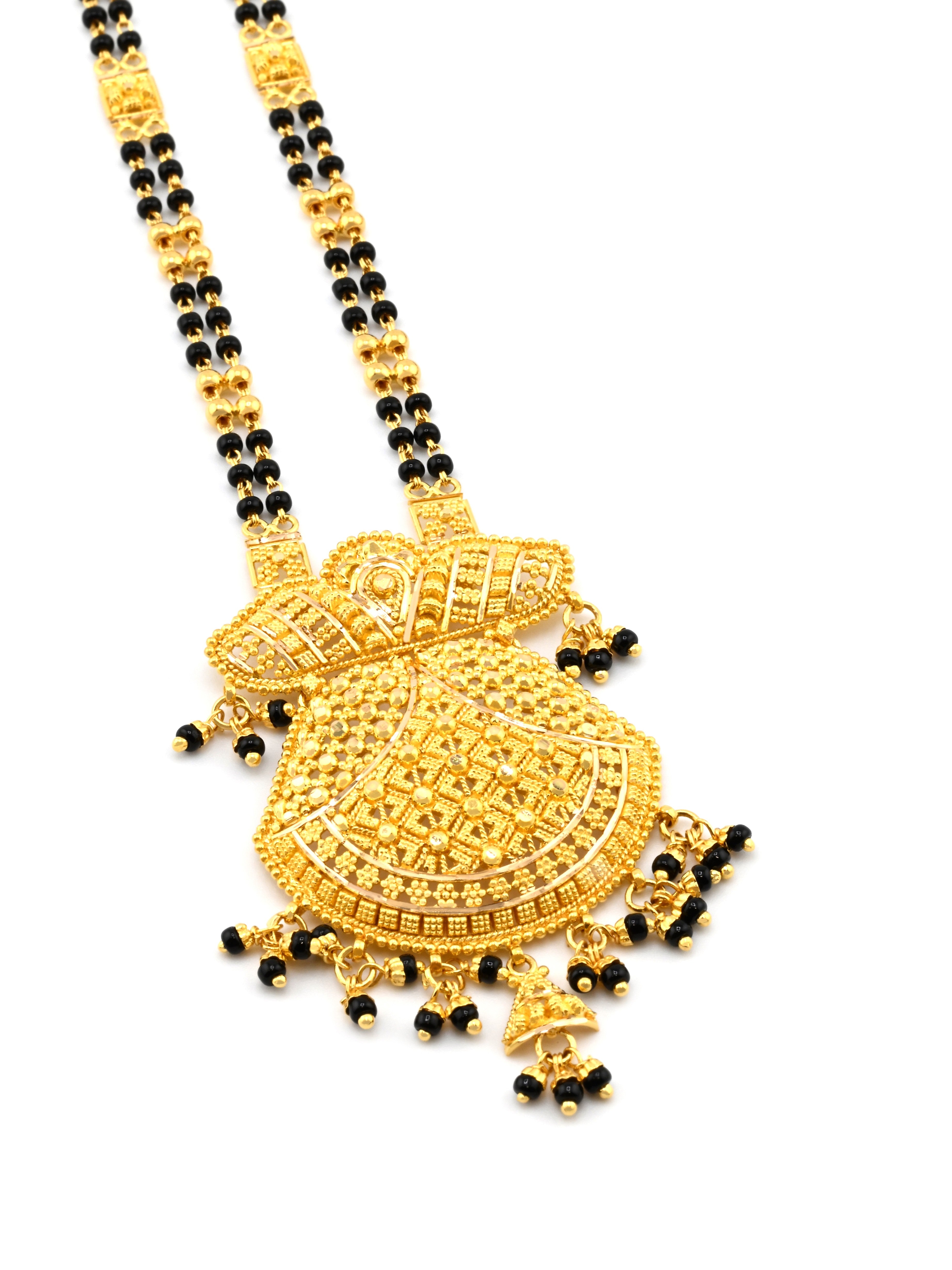 22ct Gold 2-Row Mangal Sutra