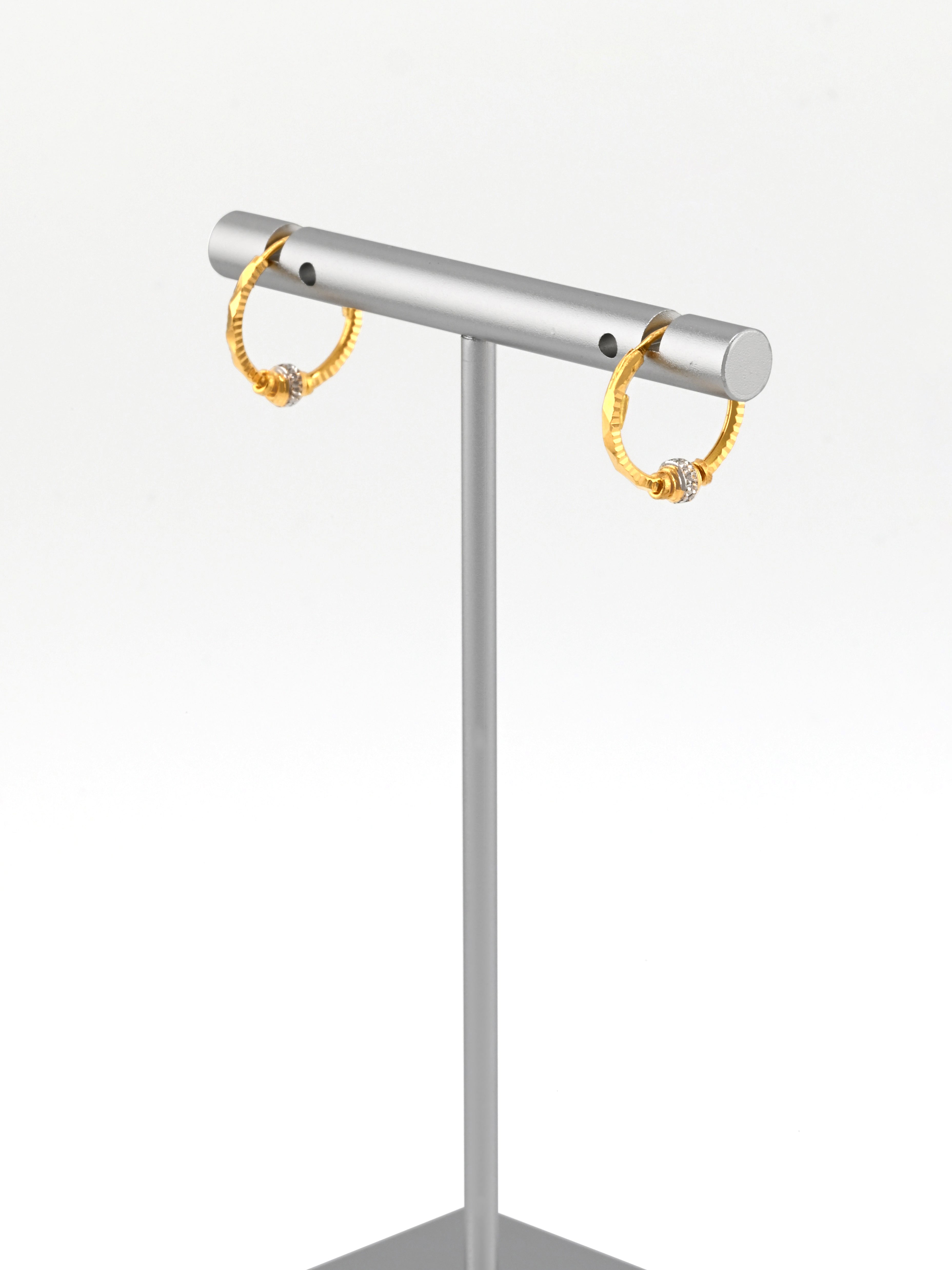 22ct Gold Two Tone Ball Bali