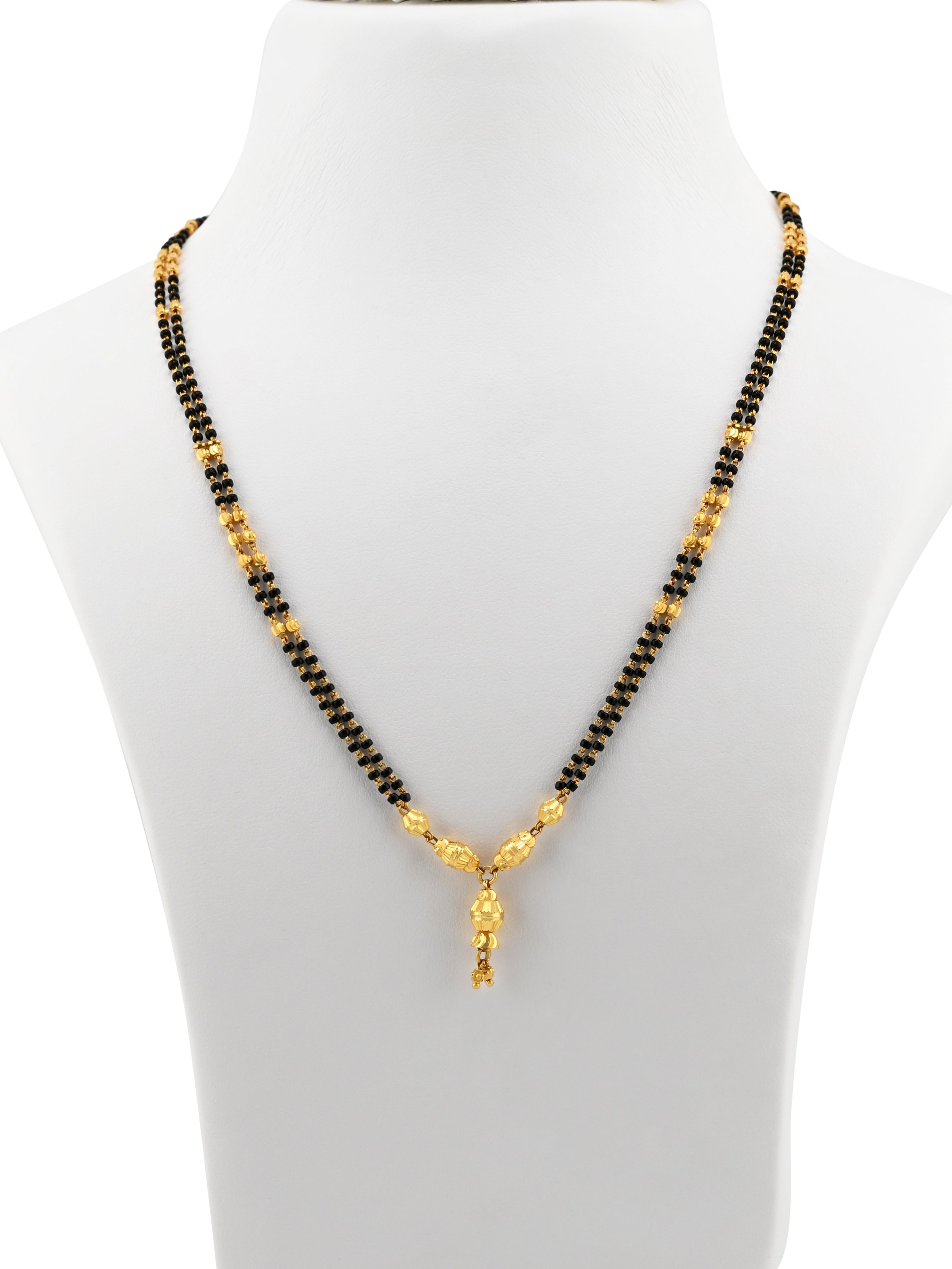 22ct Gold Ball 2 Row Mangal Sutra