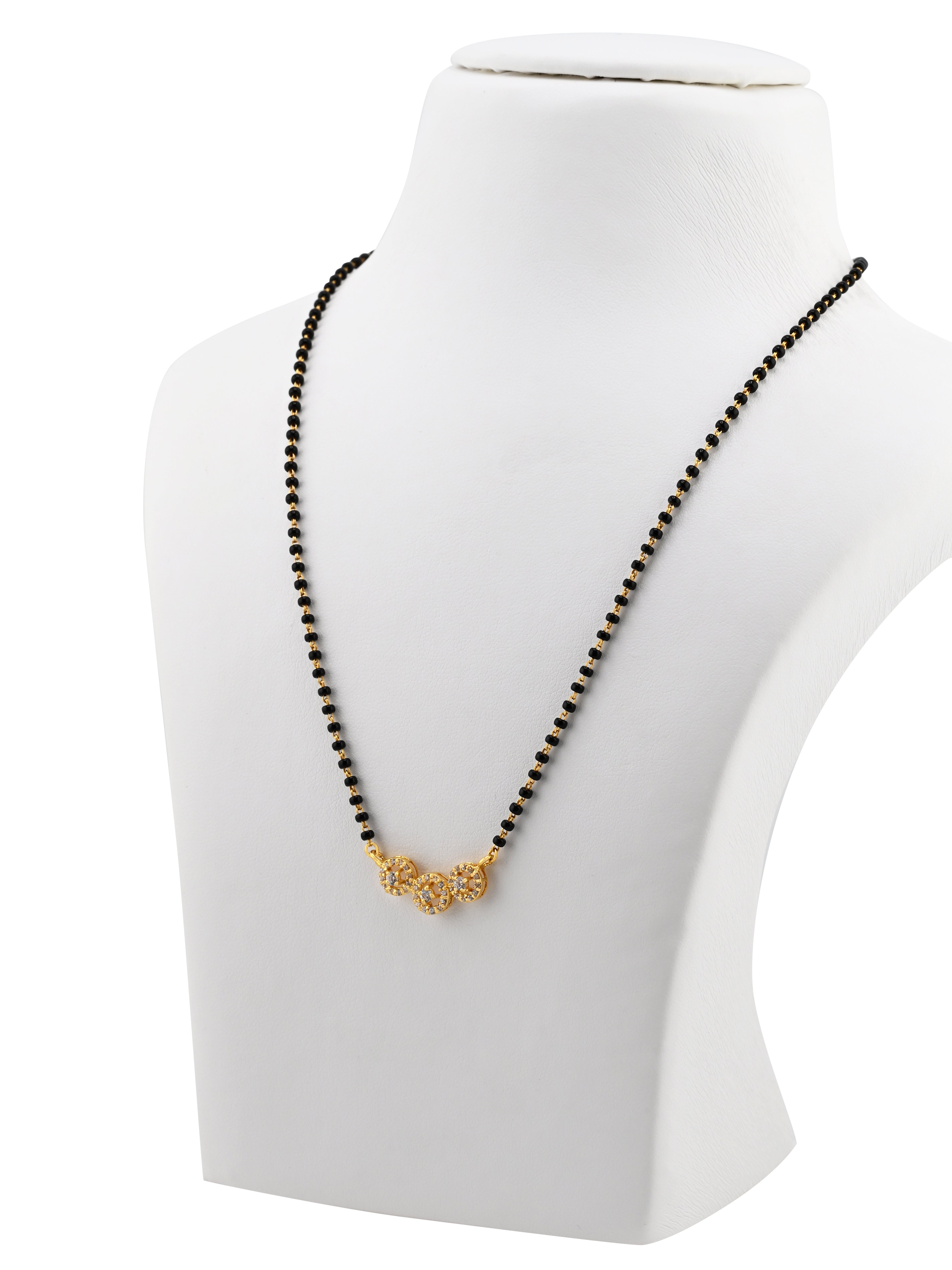 22ct Gold CZ Mangal Sutra
