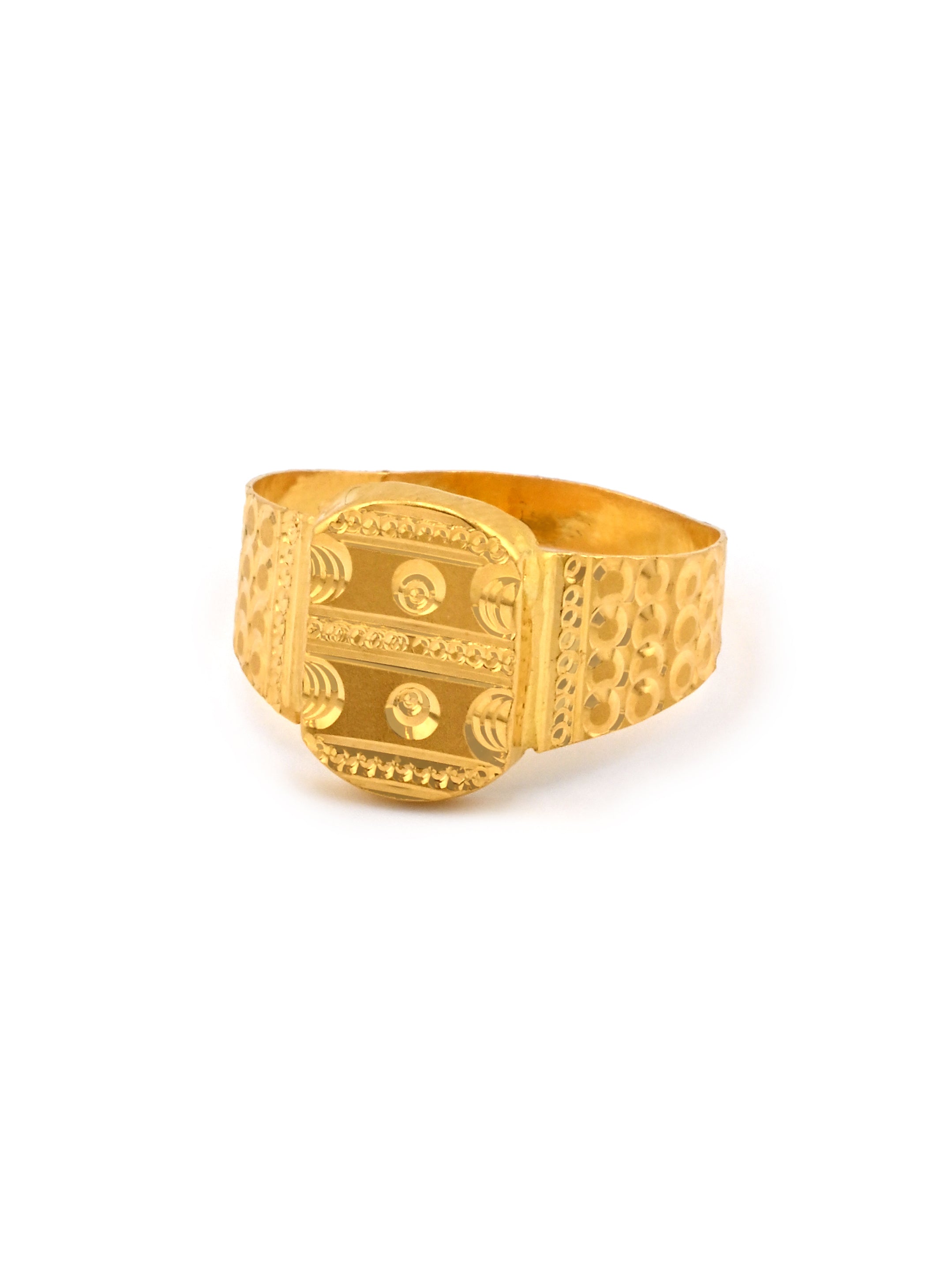 22ct Gold Lightweight Mens Ring