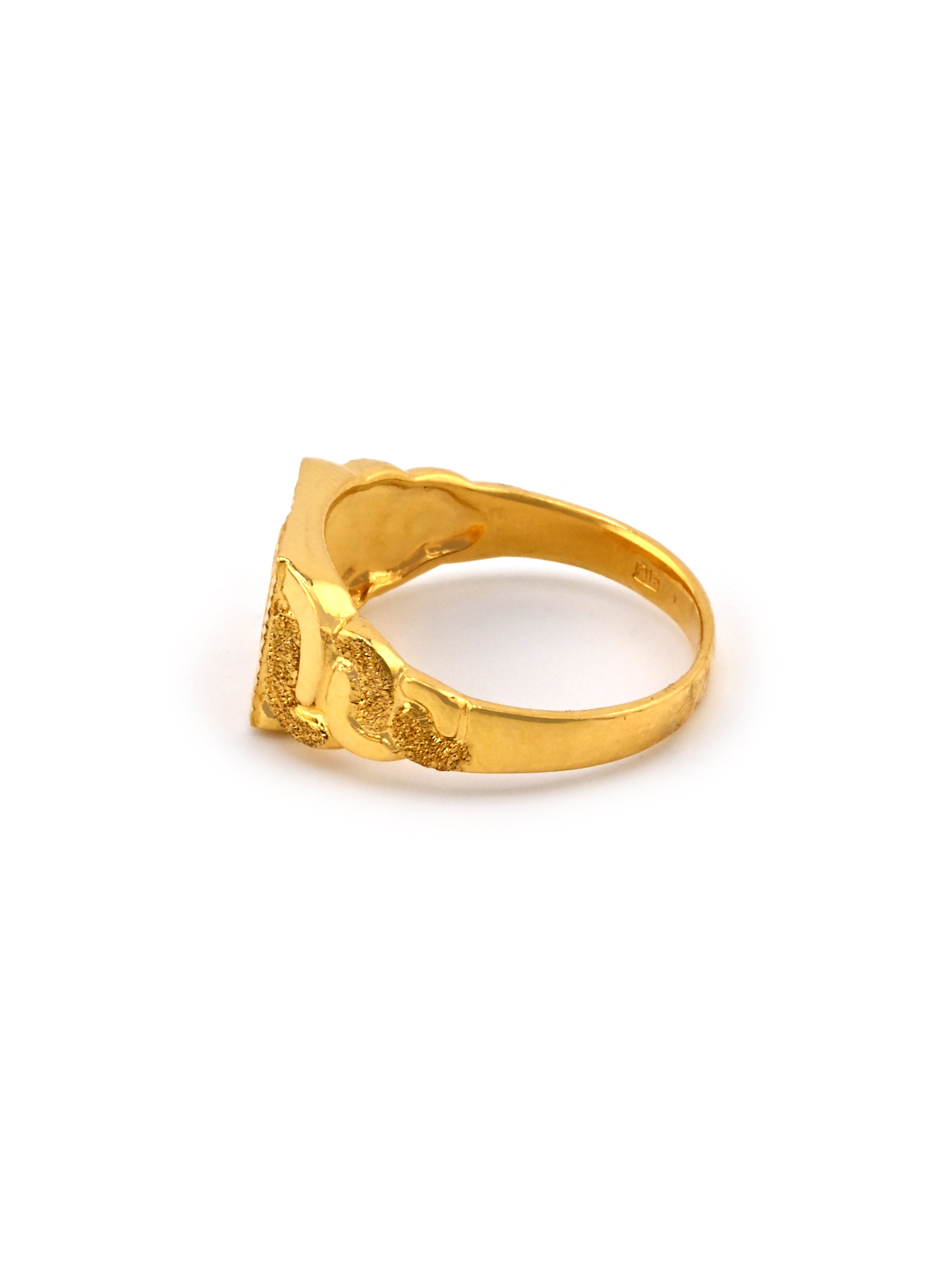 22ct Gold Khanda Mens Ring