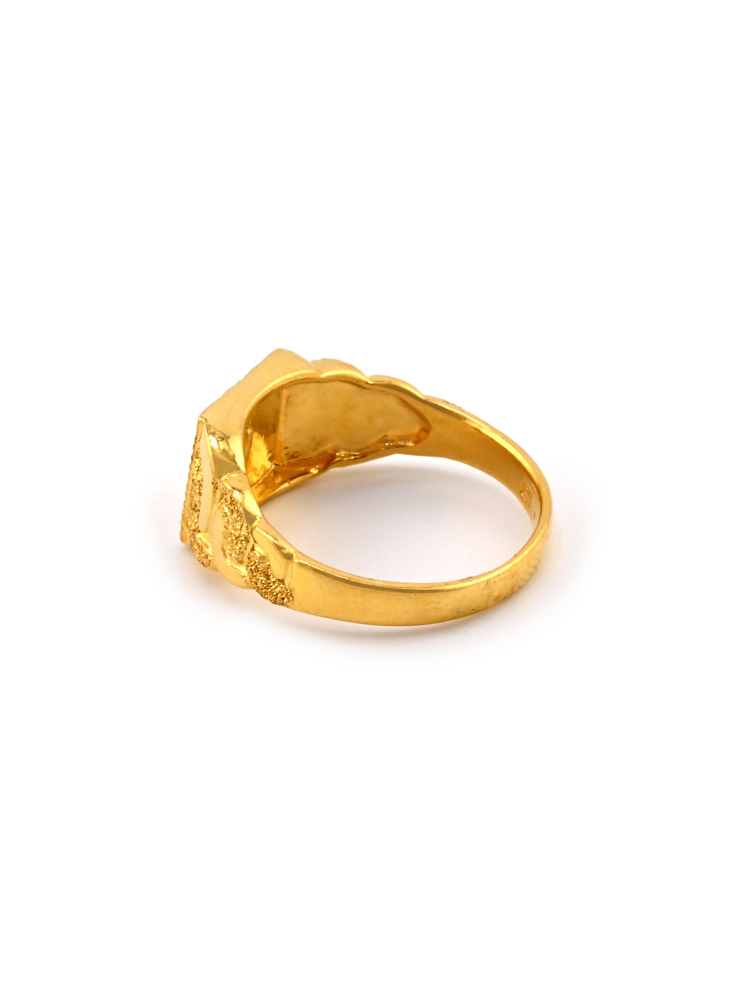 22ct Gold Khanda Mens Ring
