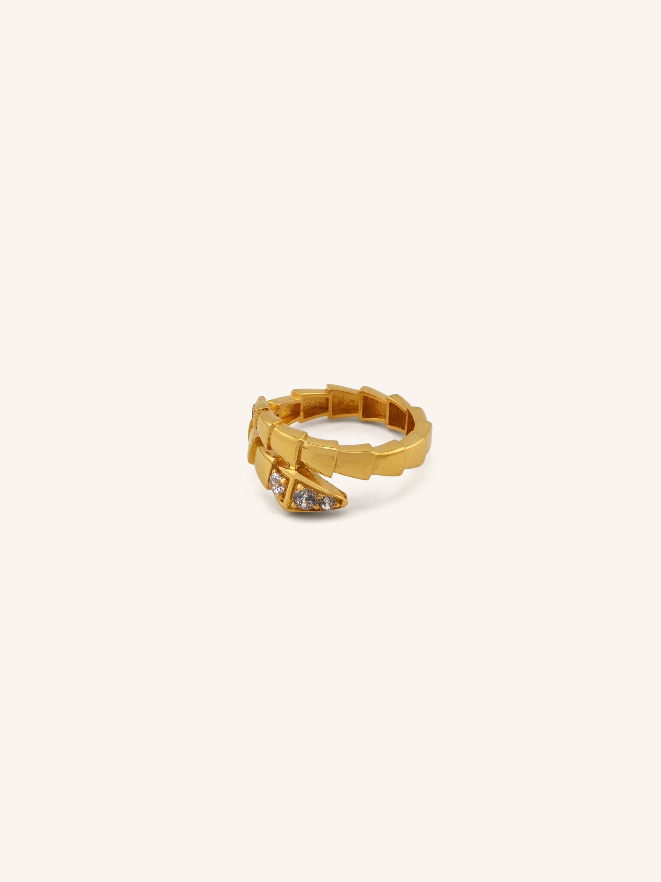 22ct Gold CZ Ladies Ring