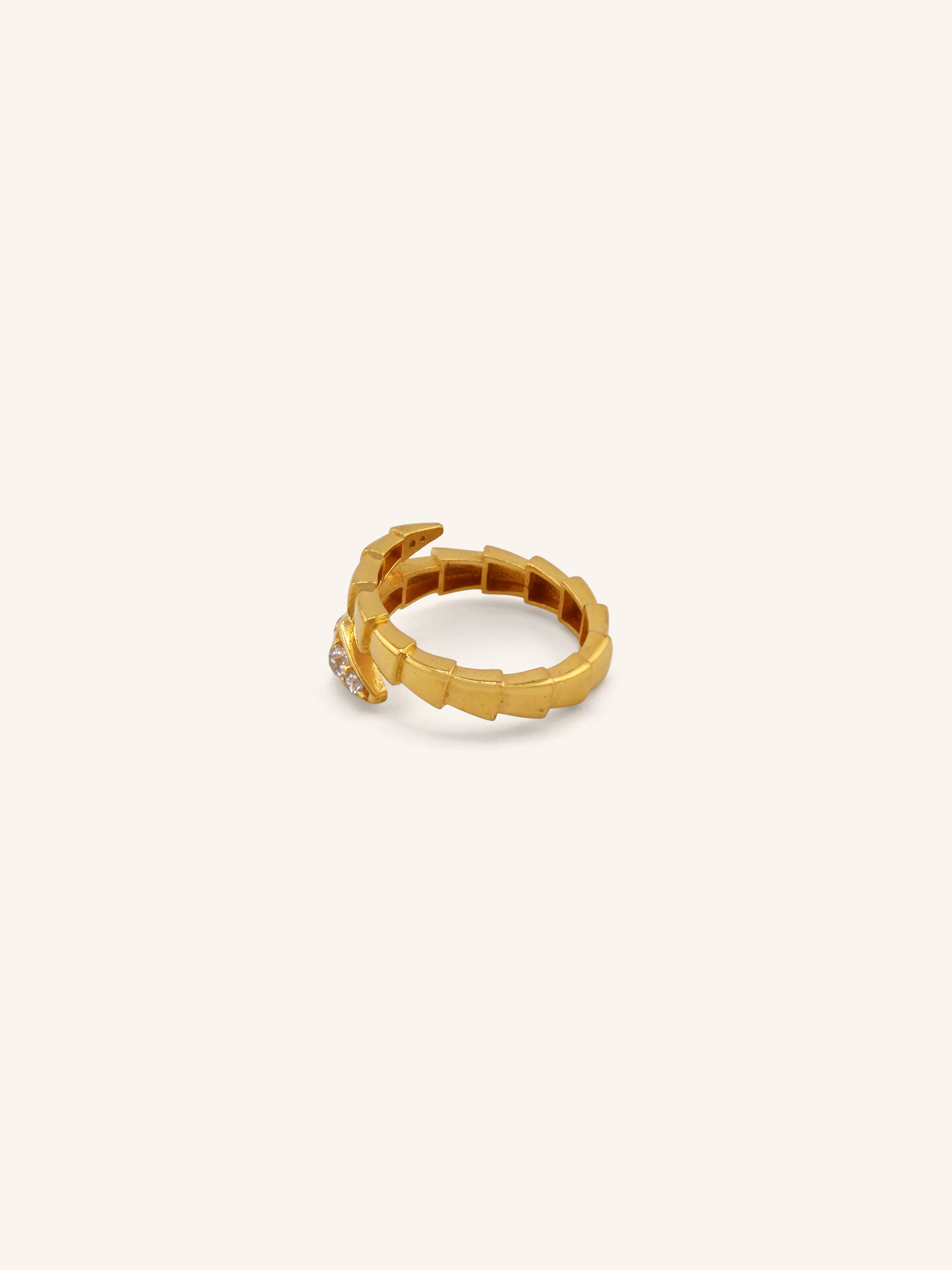 22ct Gold CZ Ladies Ring