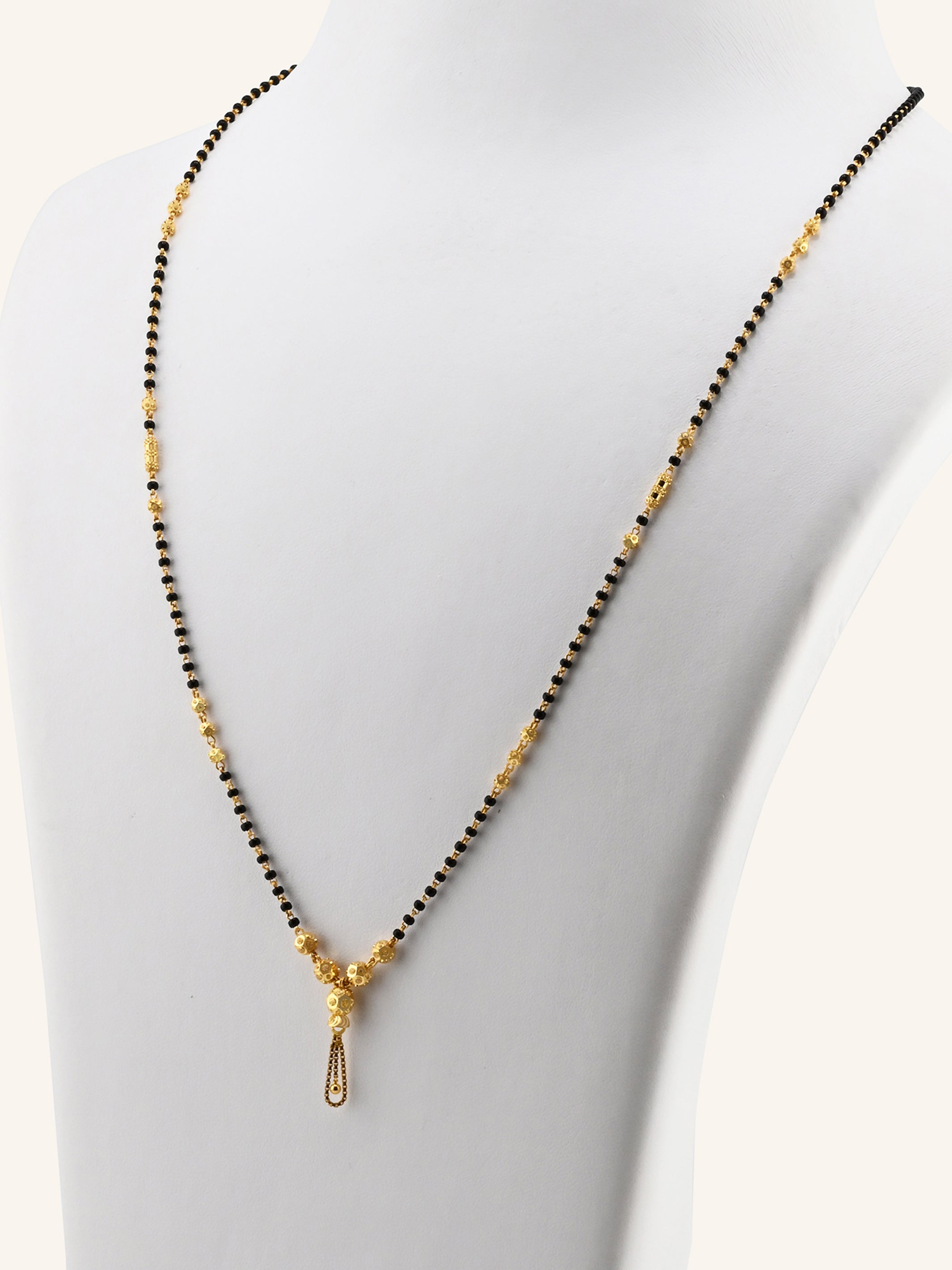 Precious 22ct Gold Ball Long Mangal Sutra
