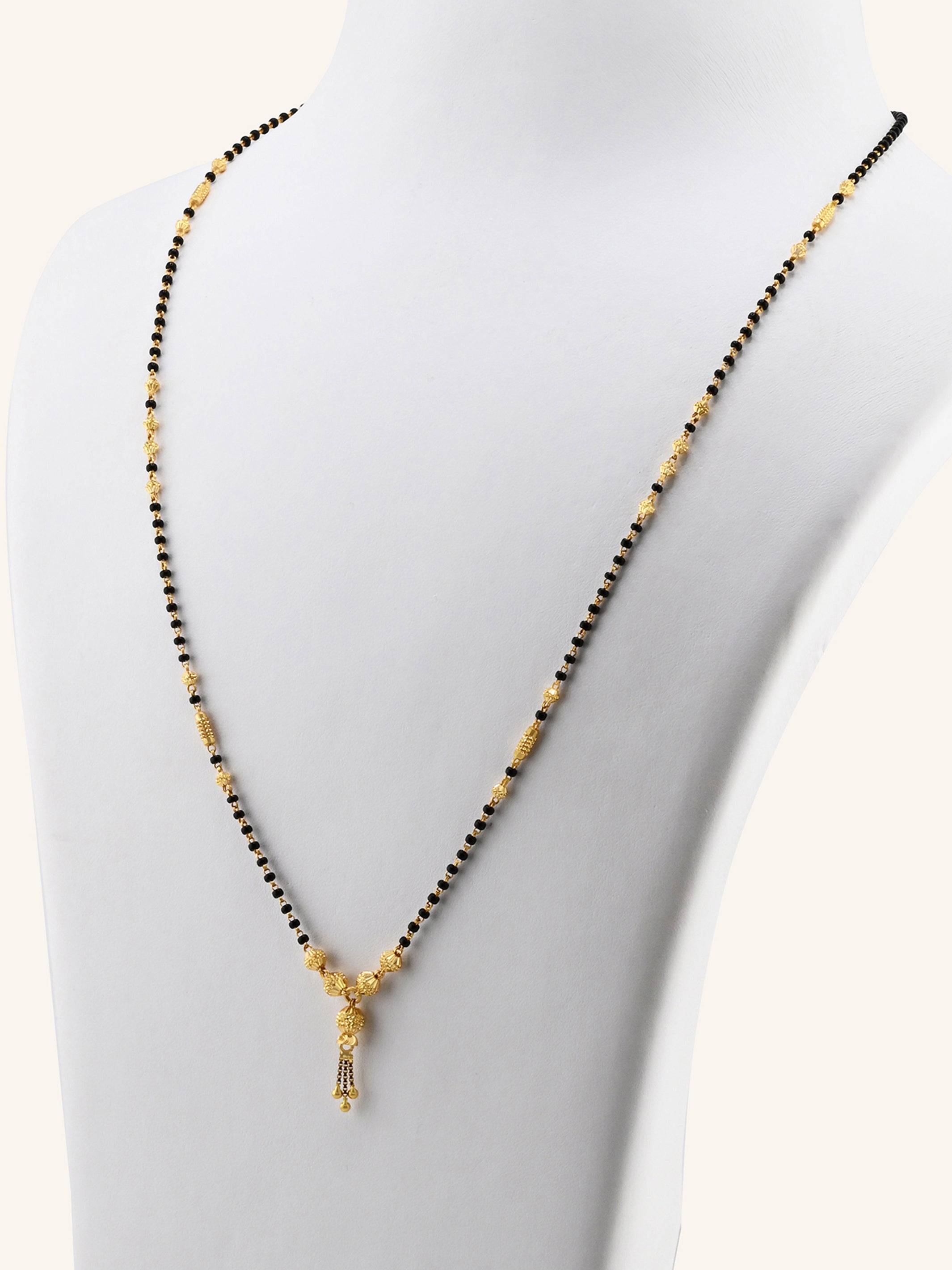 Authentic 22ct Gold Ball Long Mangal Sutra