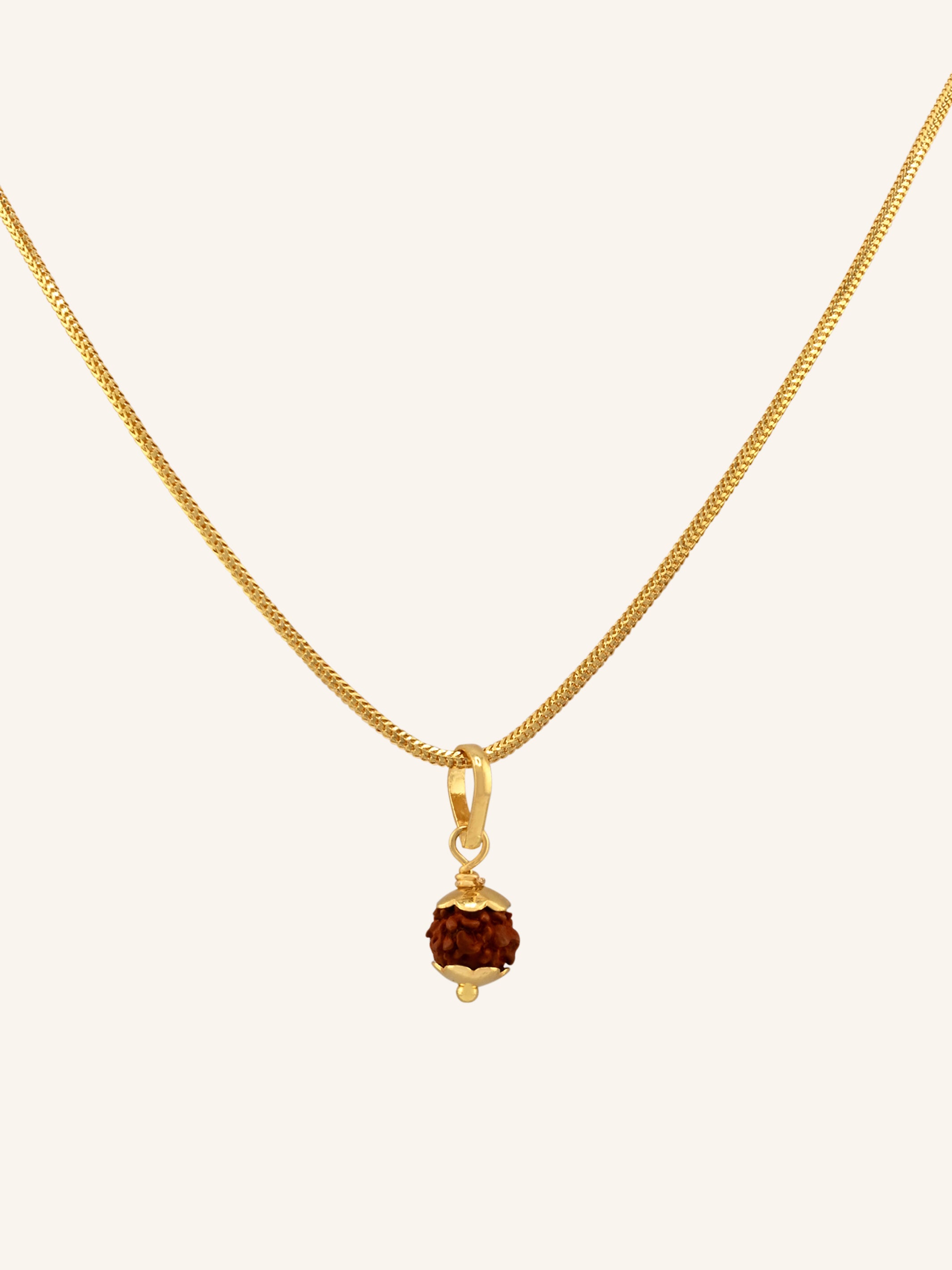 22ct Gold Rudraksha Pendant