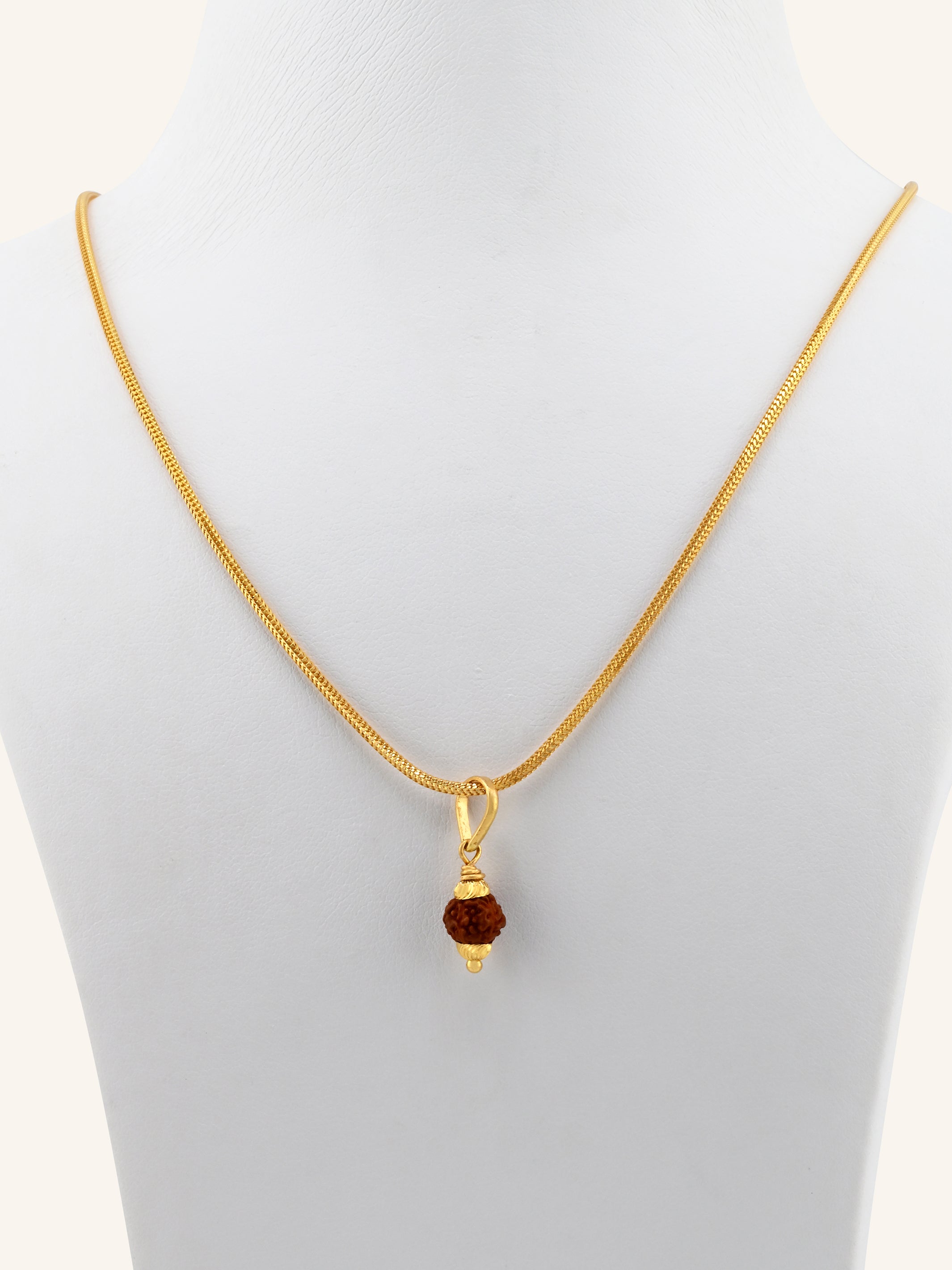 22ct Gold Rudraksh Pendant
