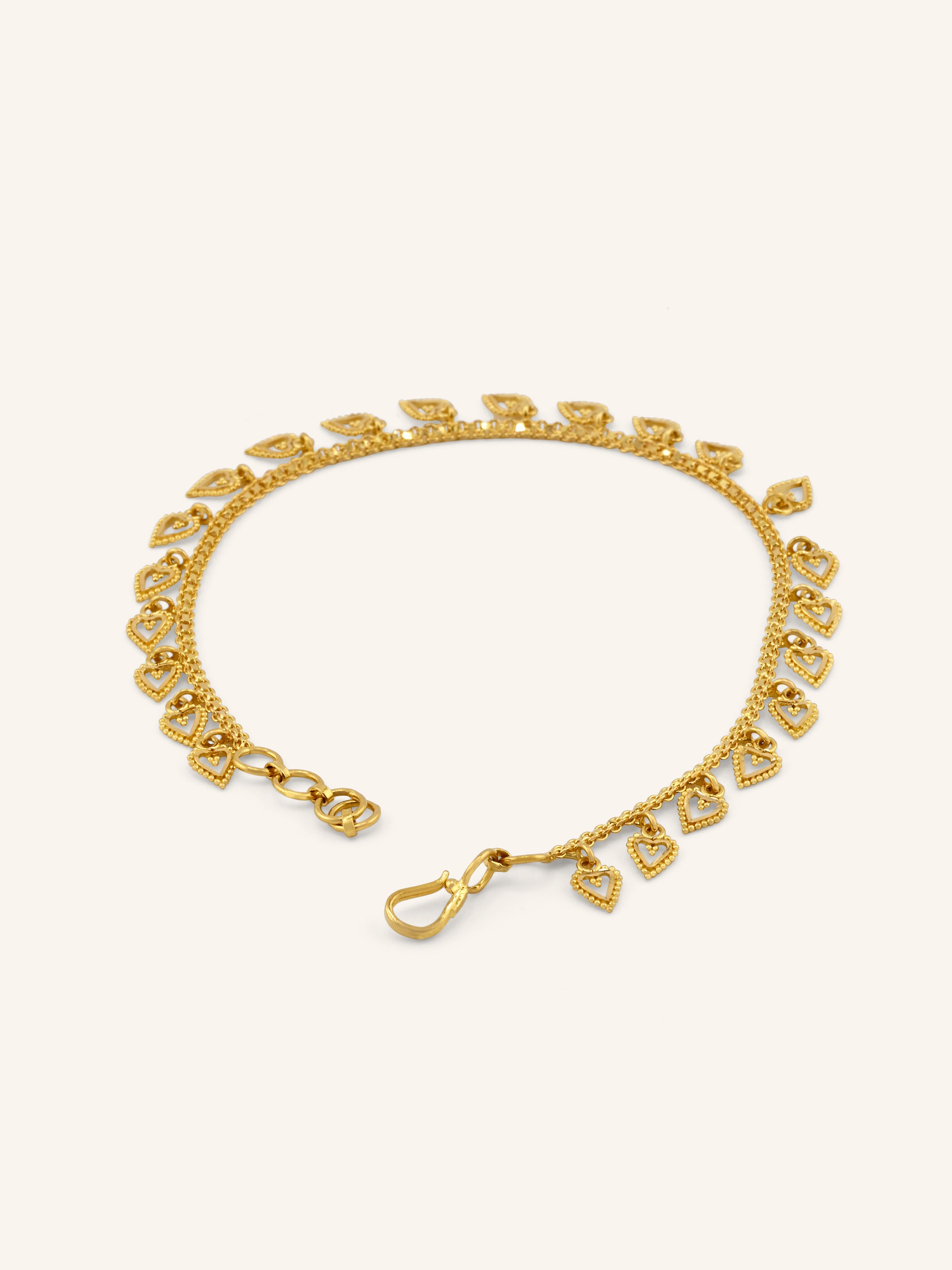 22ct Gold Charm Ladies Bracelet