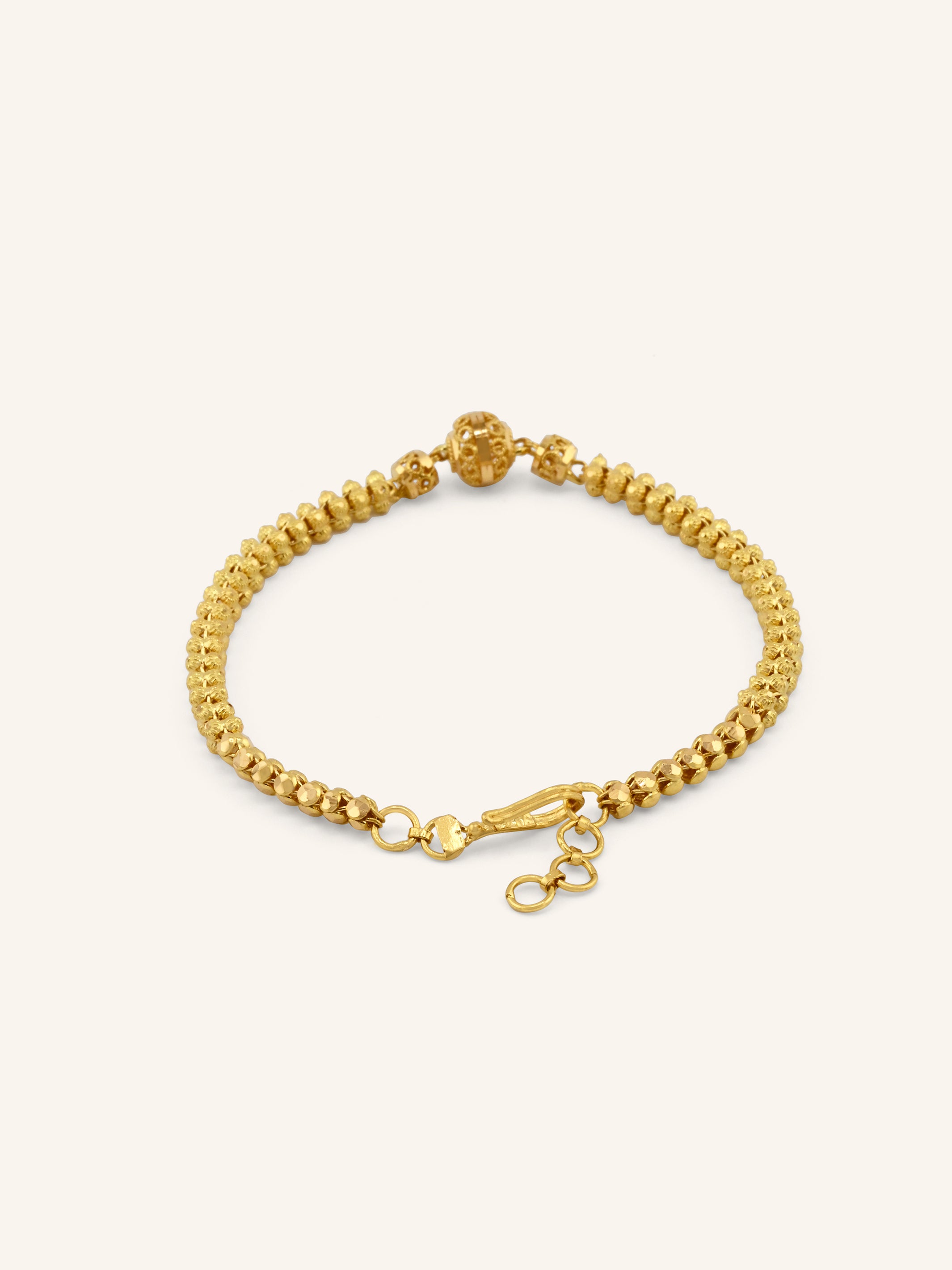 22ct Gold Filigree Ball Bracelet