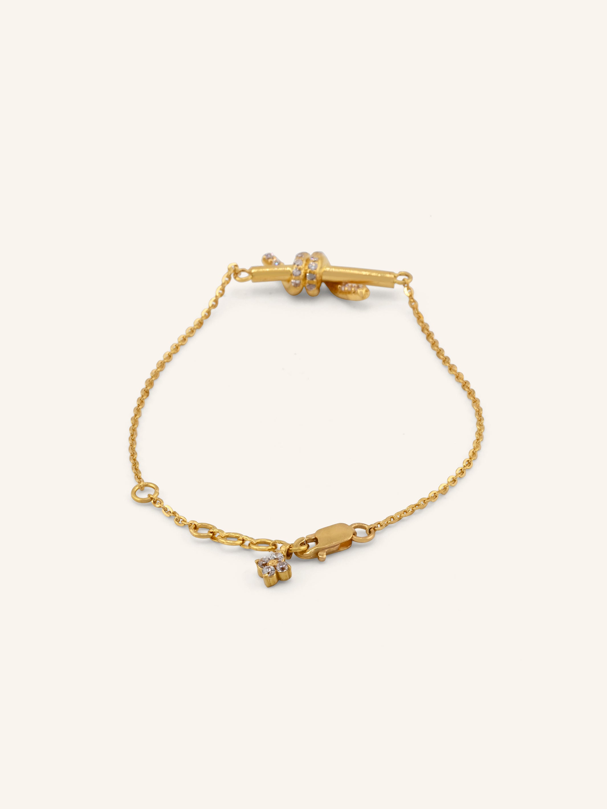 22ct Gold CZ Bracelet