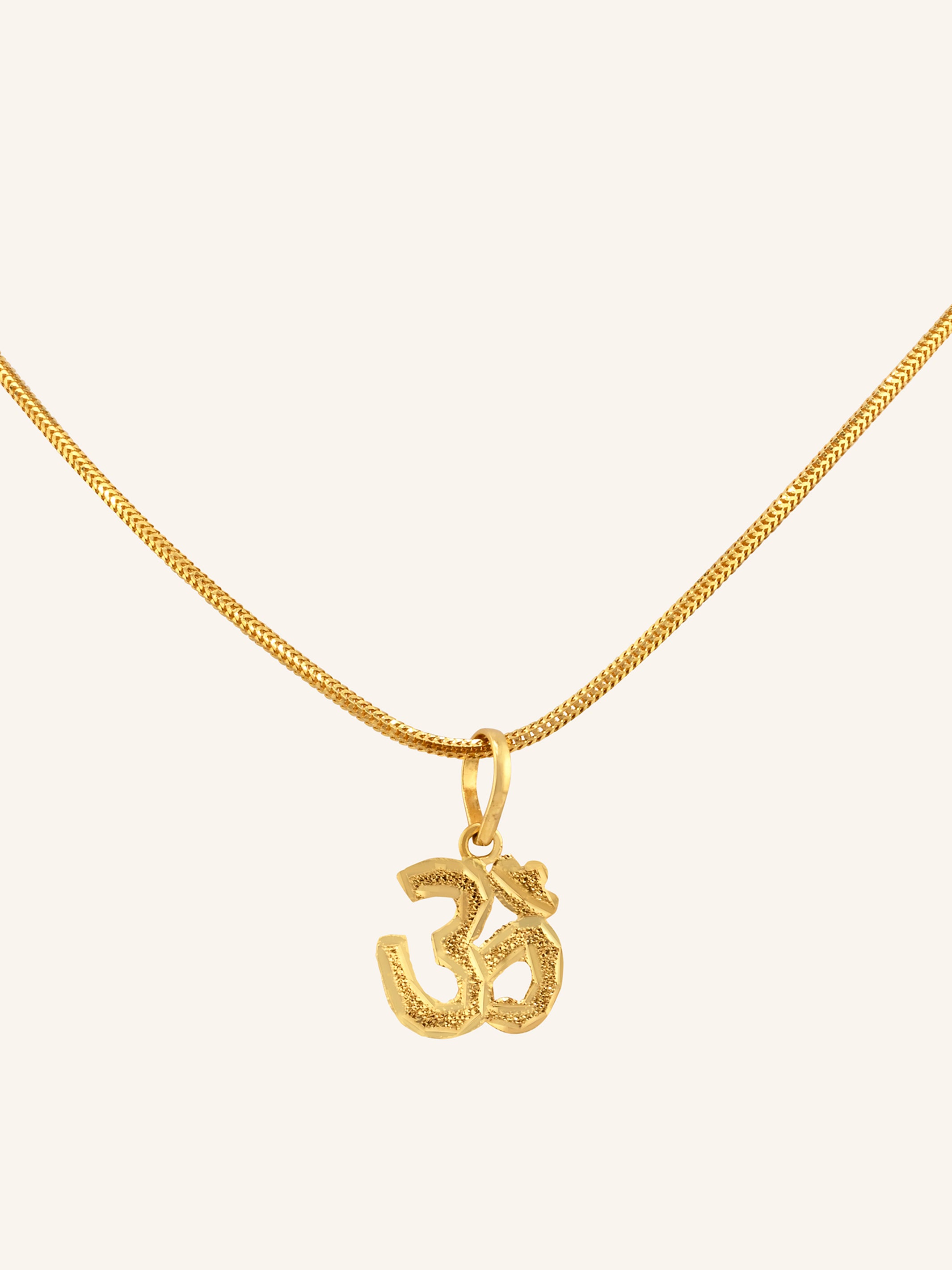 22ct Gold Om Pendant
