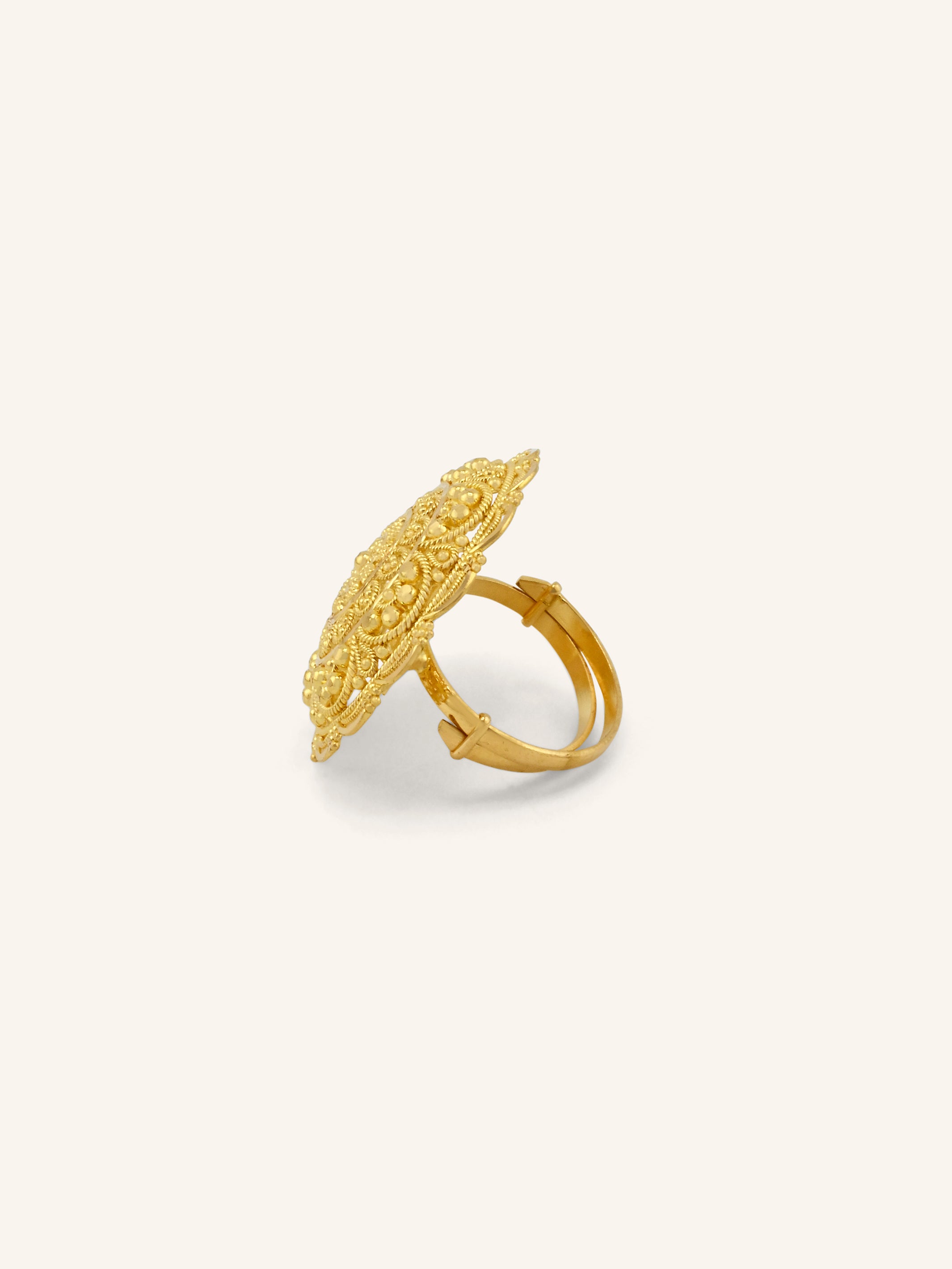 22ct Gold Adjustable Cocktail Ring