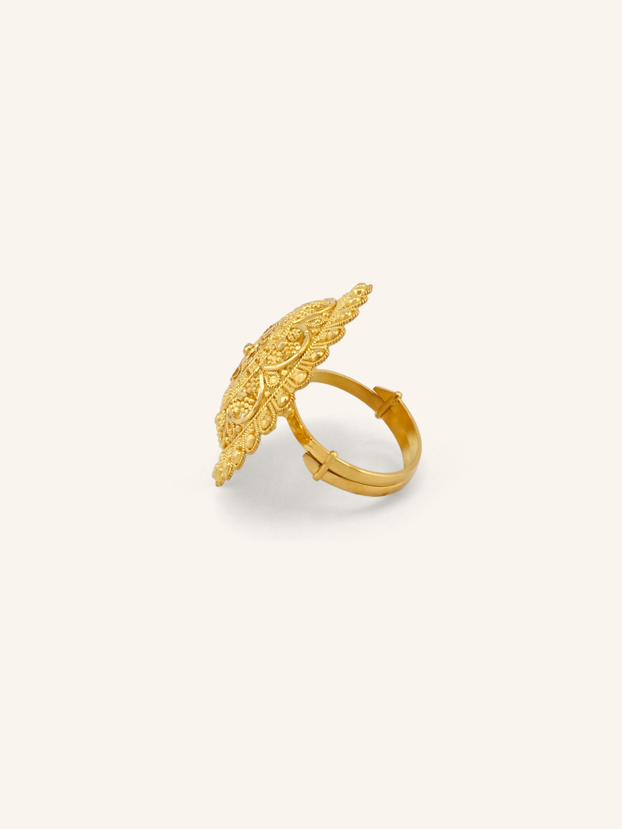 22ct Gold Adjustable Cocktail Ring