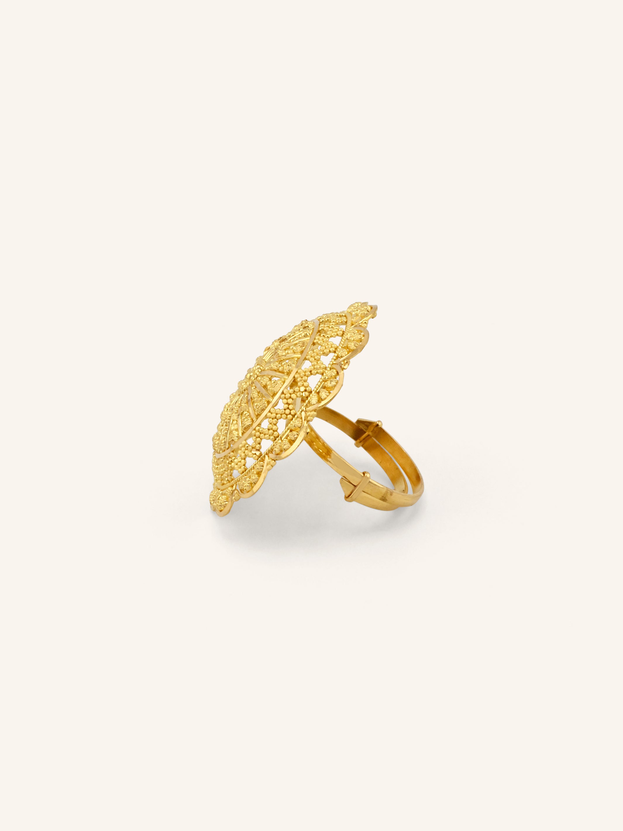 22ct Gold Adjustable Cocktail Ring