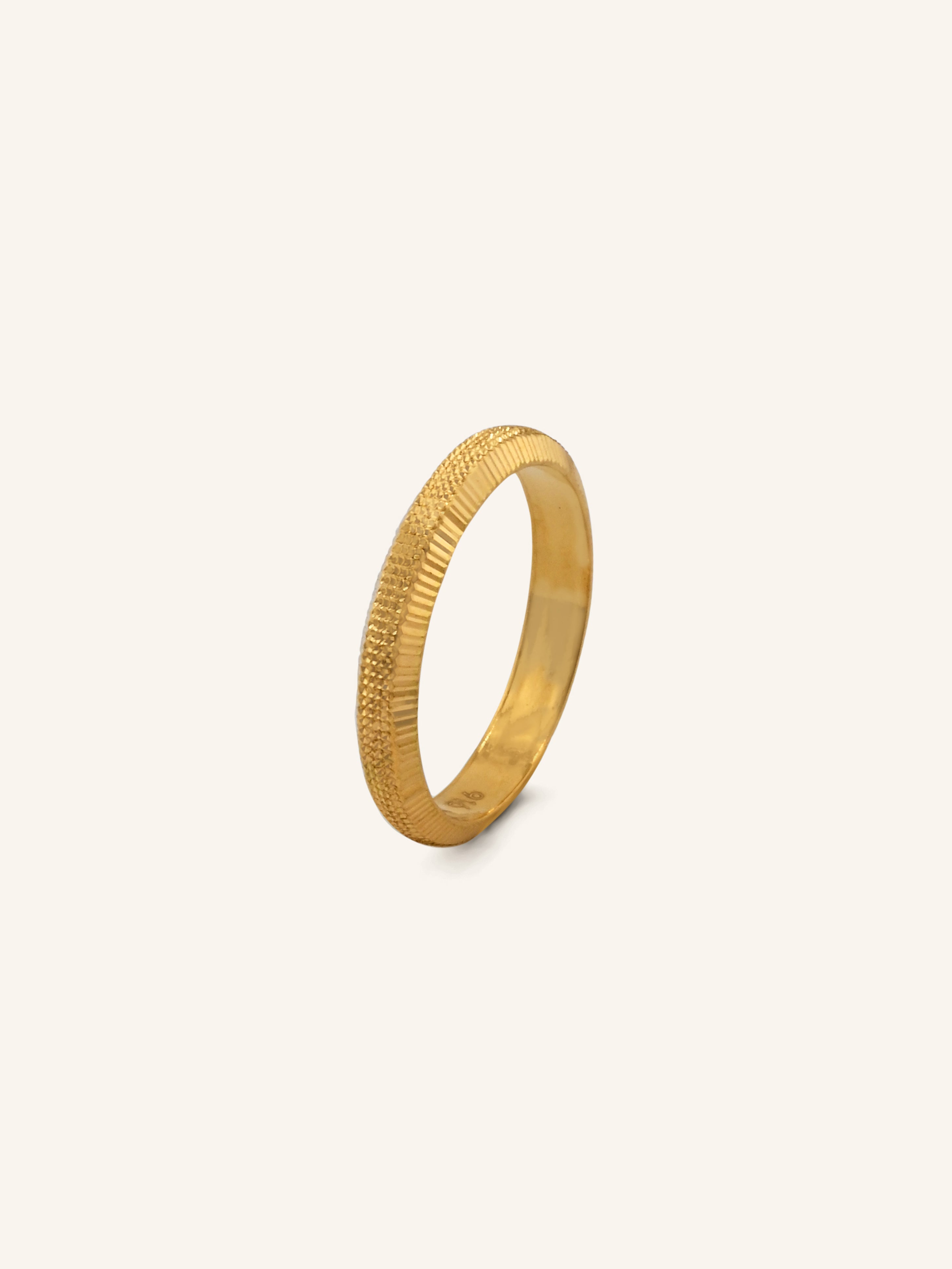 22ct Gold Lightweight Band Ring