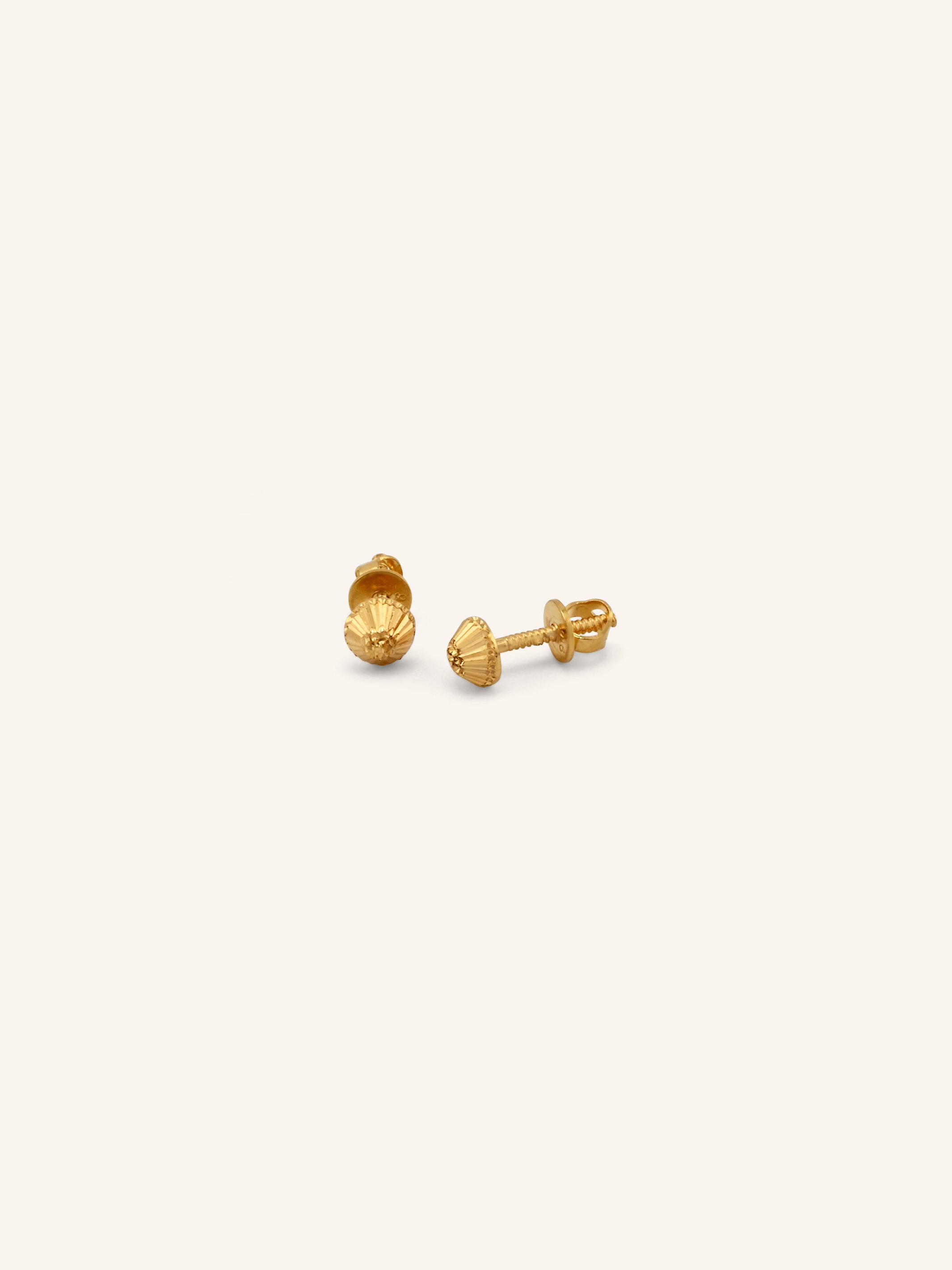 22ct Gold Stud Earrings
