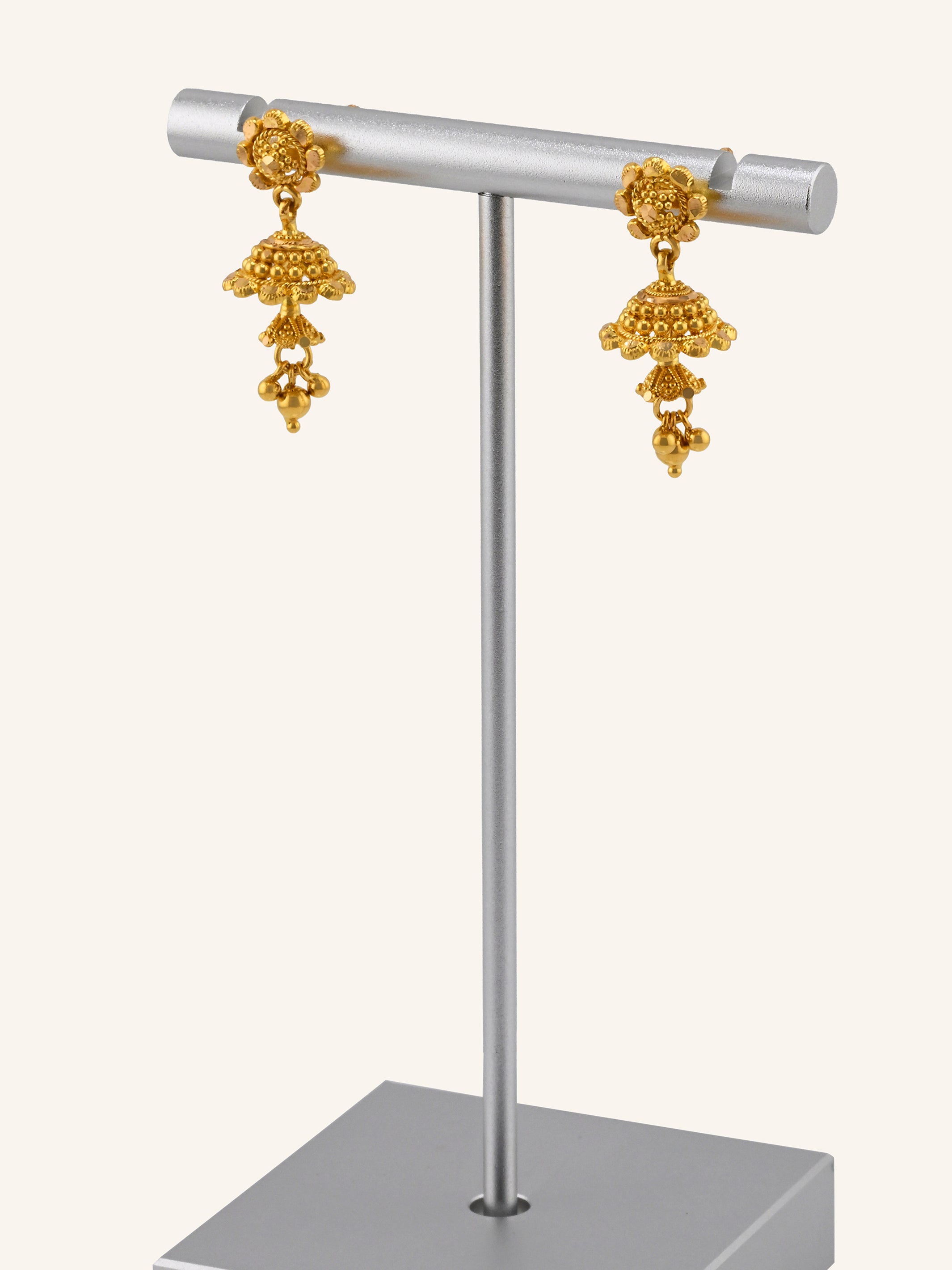 22ct Gold Jhumki Earring