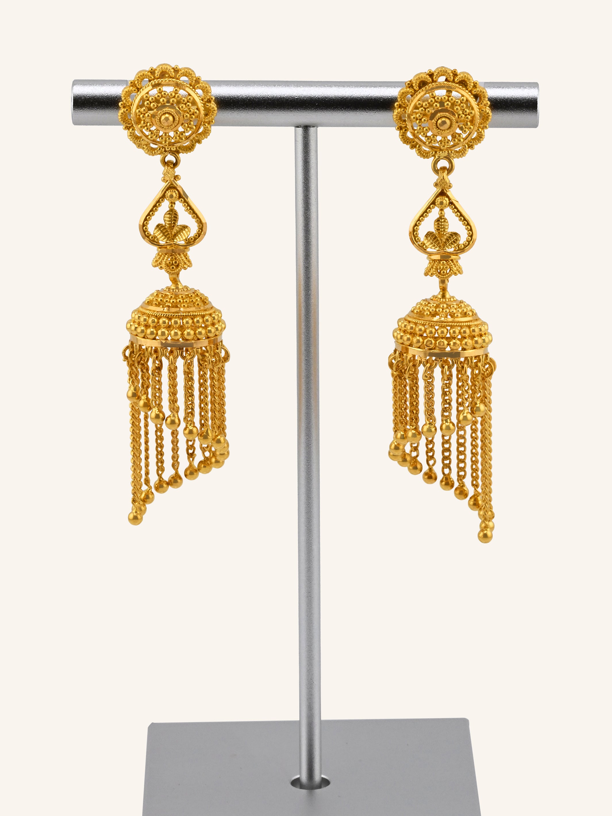 22ct Gold Jhumki Earring