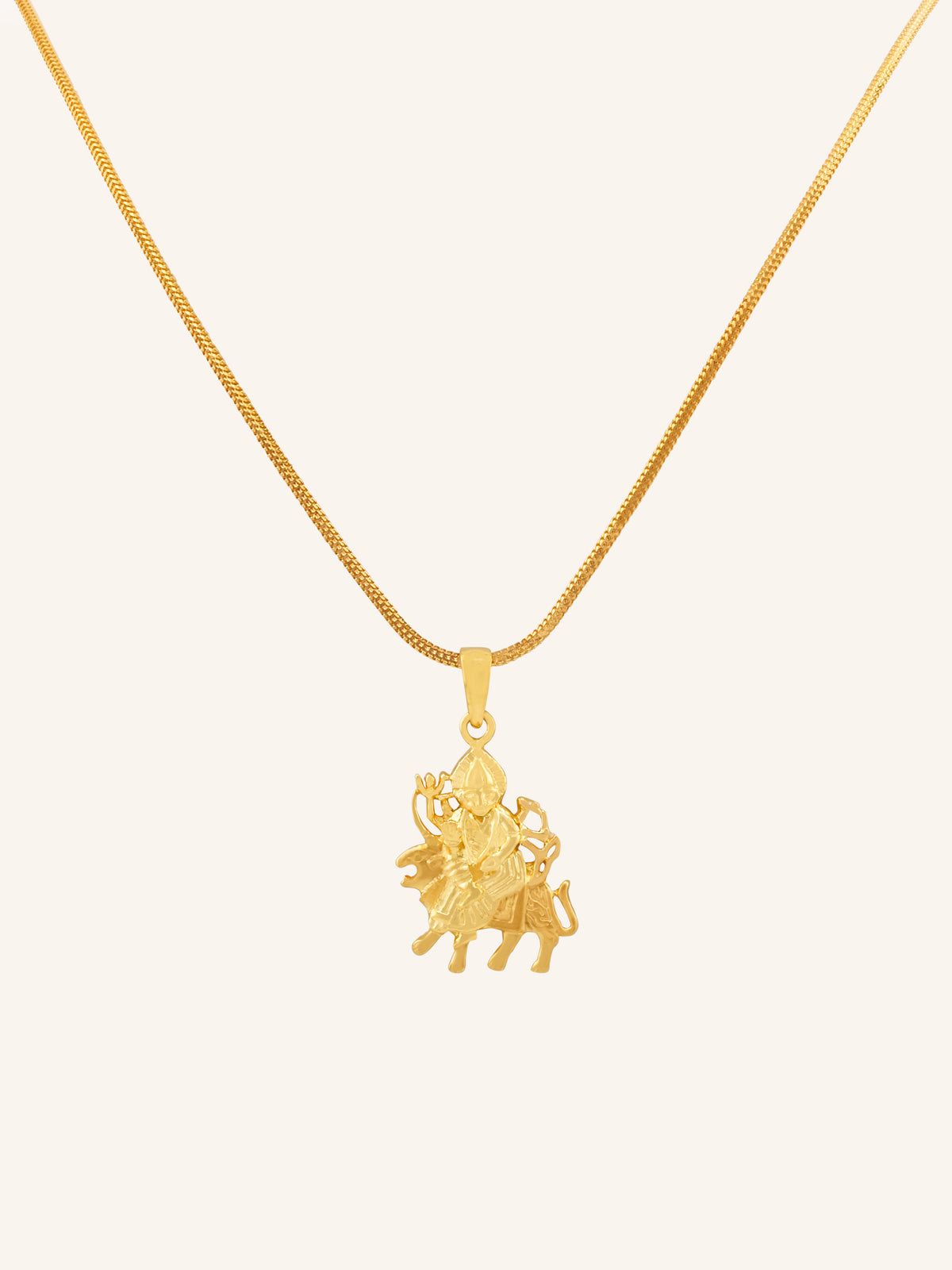 22ct Gold Durga Mataji Pendant
