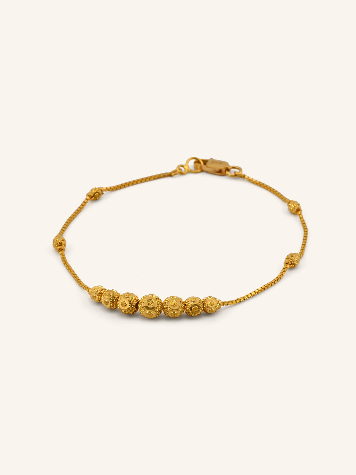 22ct Gold Ball Bracelet