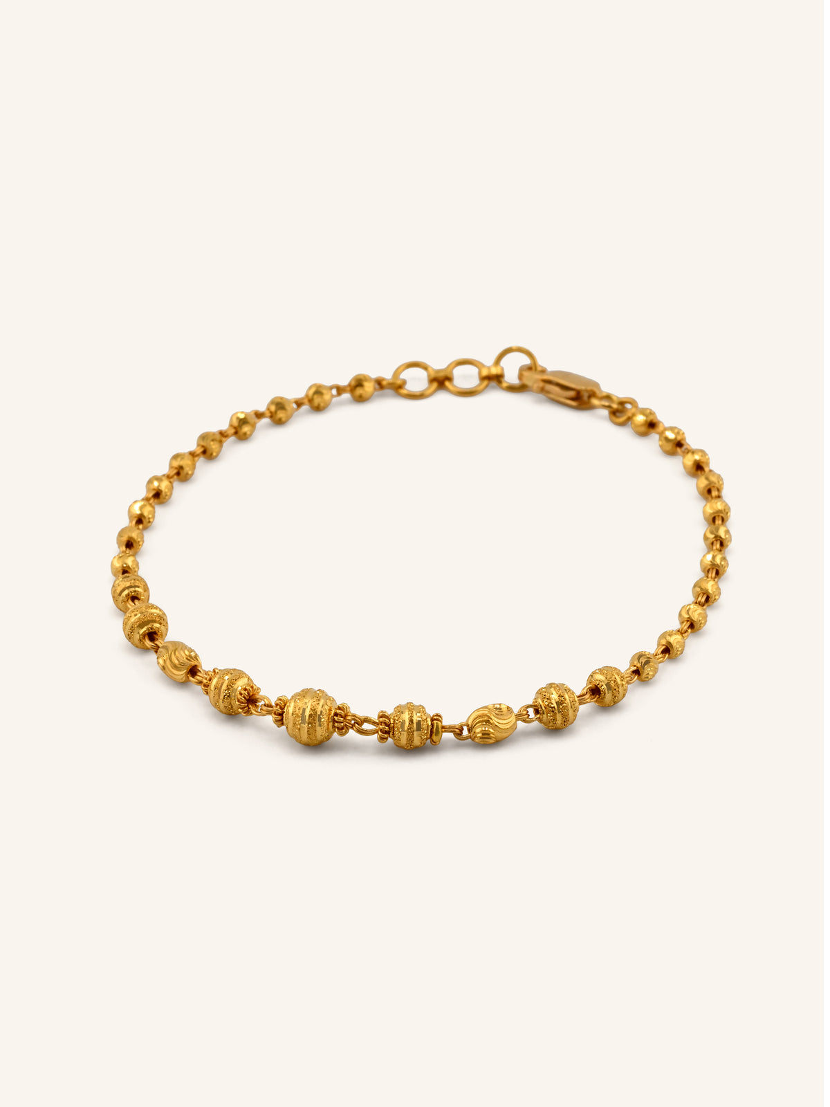 22ct Gold Ball Bracelet