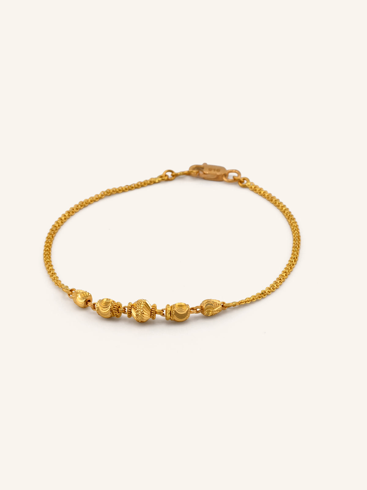 22ct Gold Ball Bracelet
