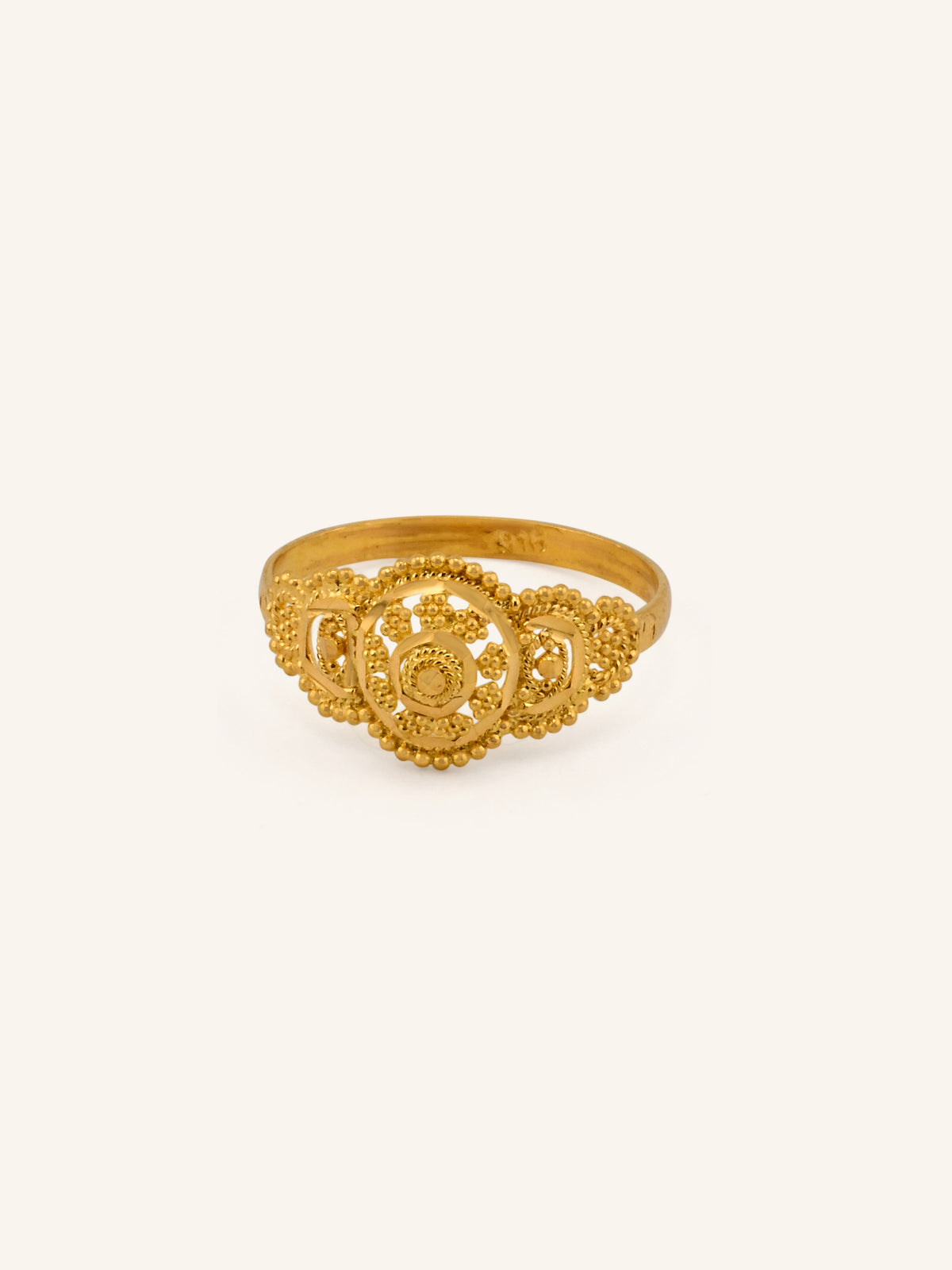 22ct Gold Filigree Ring