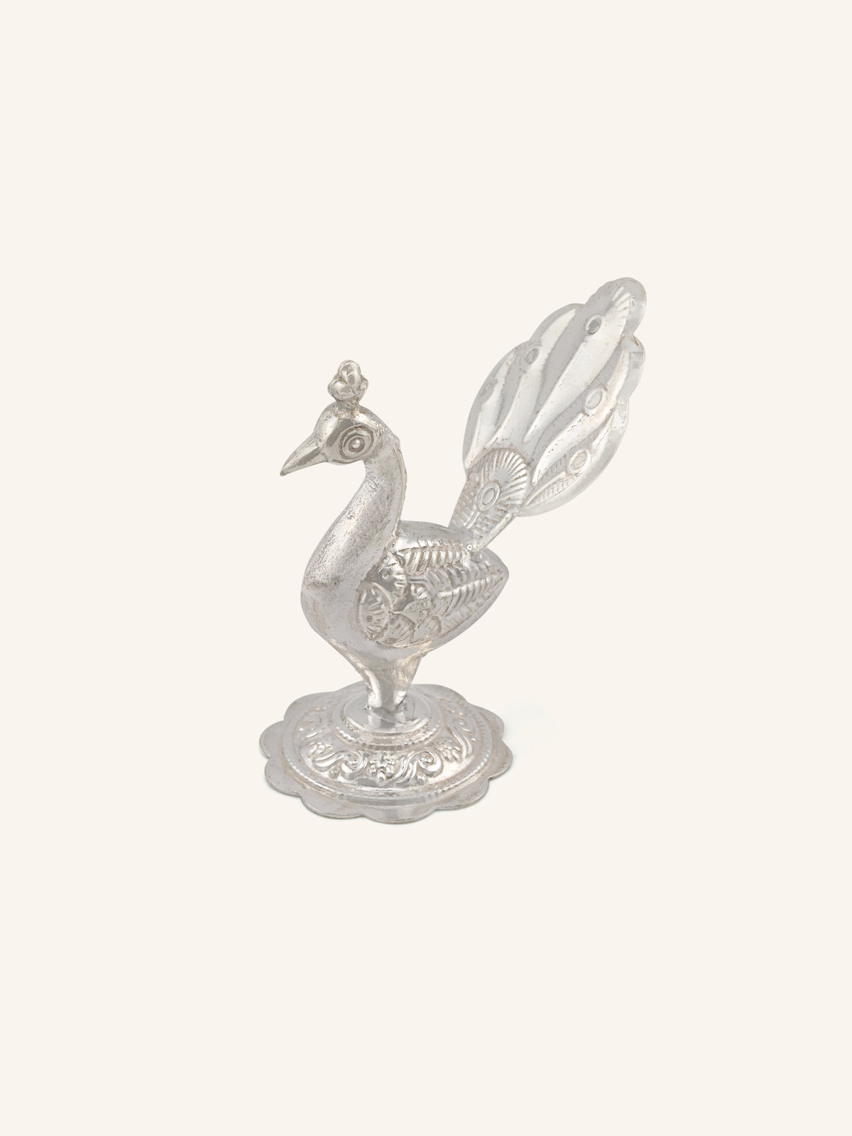 Silver Peacock