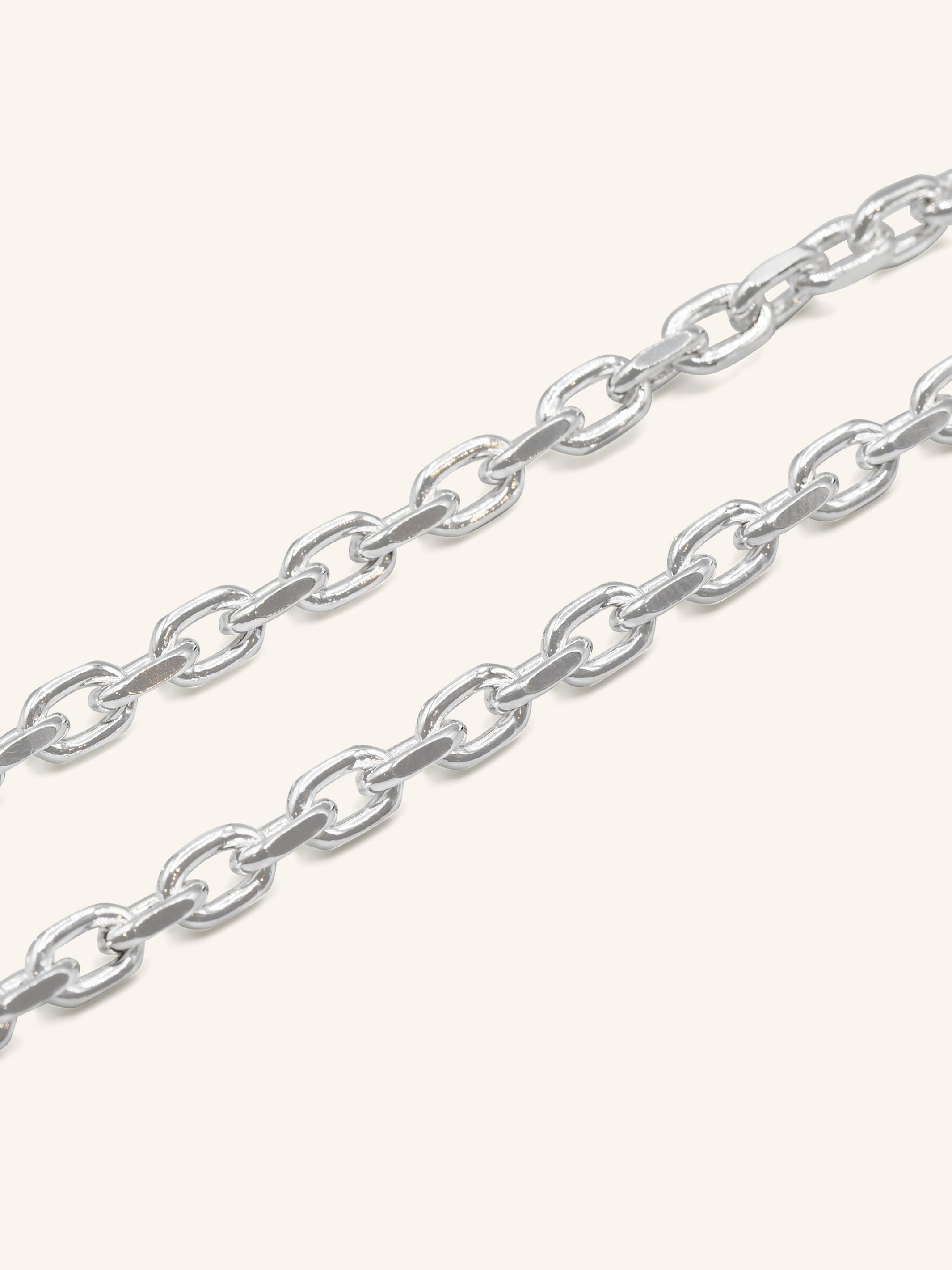 925 Sterling Silver Belcher Chain 50 cm