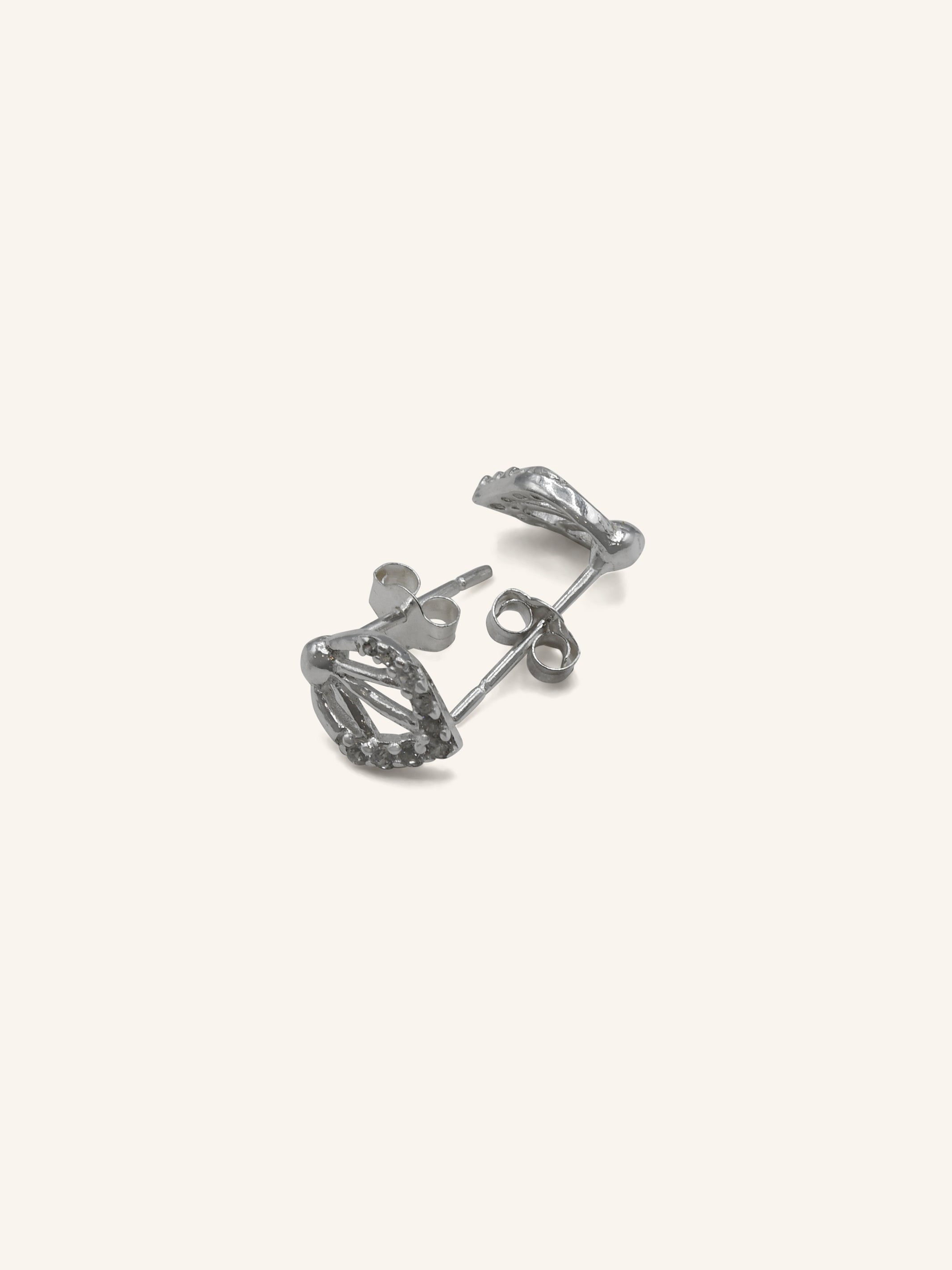 925 Sterling Silver CZ Stud Earring