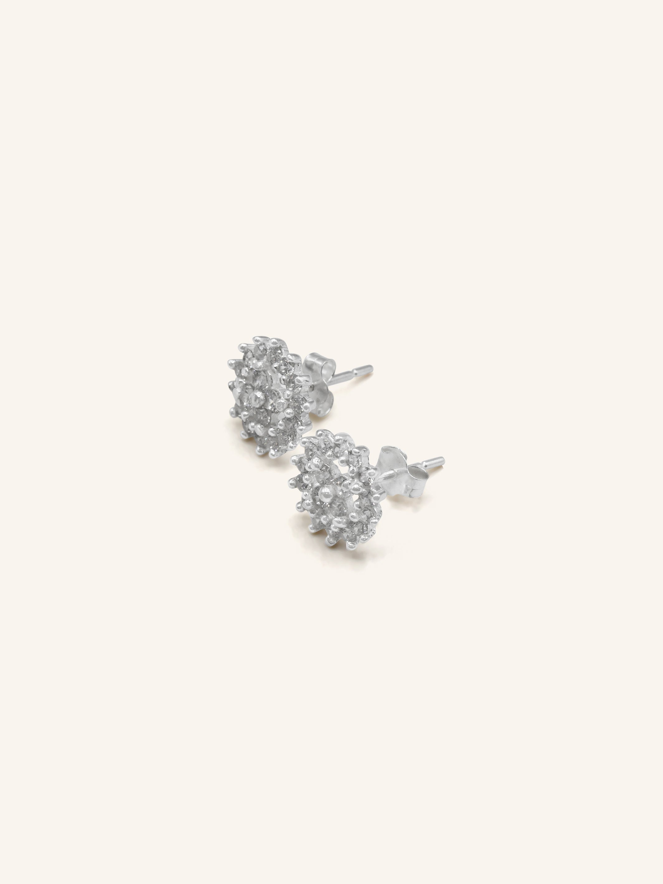 925 Sterling Silver CZ Stud Earring
