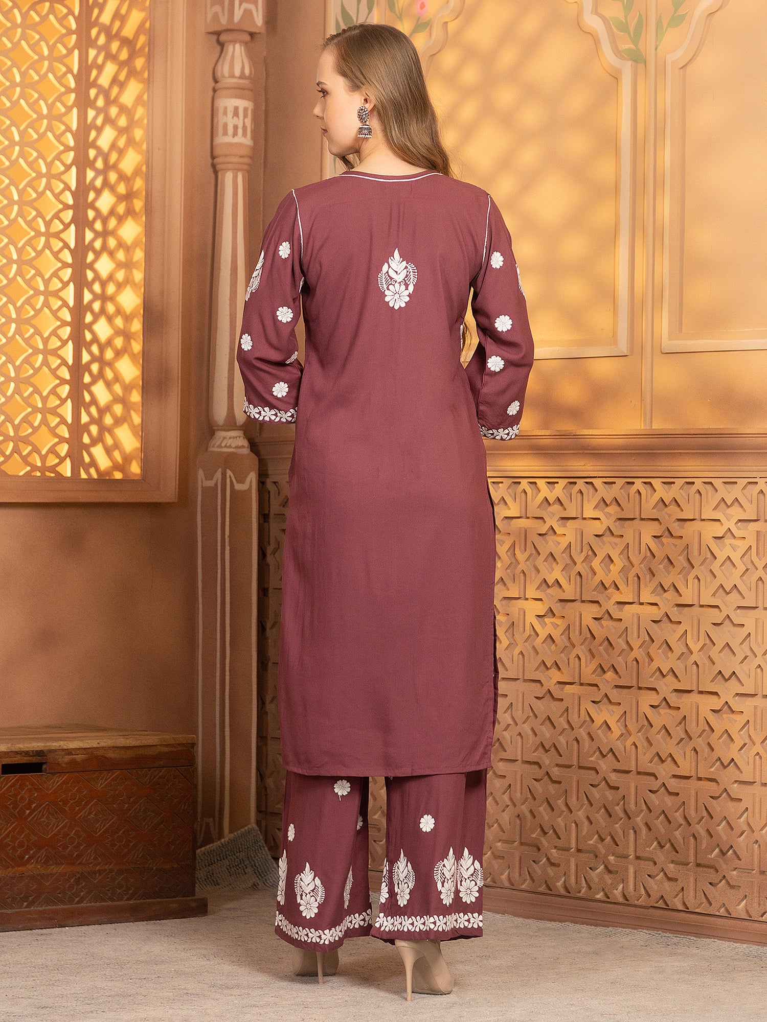 Hasvika Kurti With Palazzo