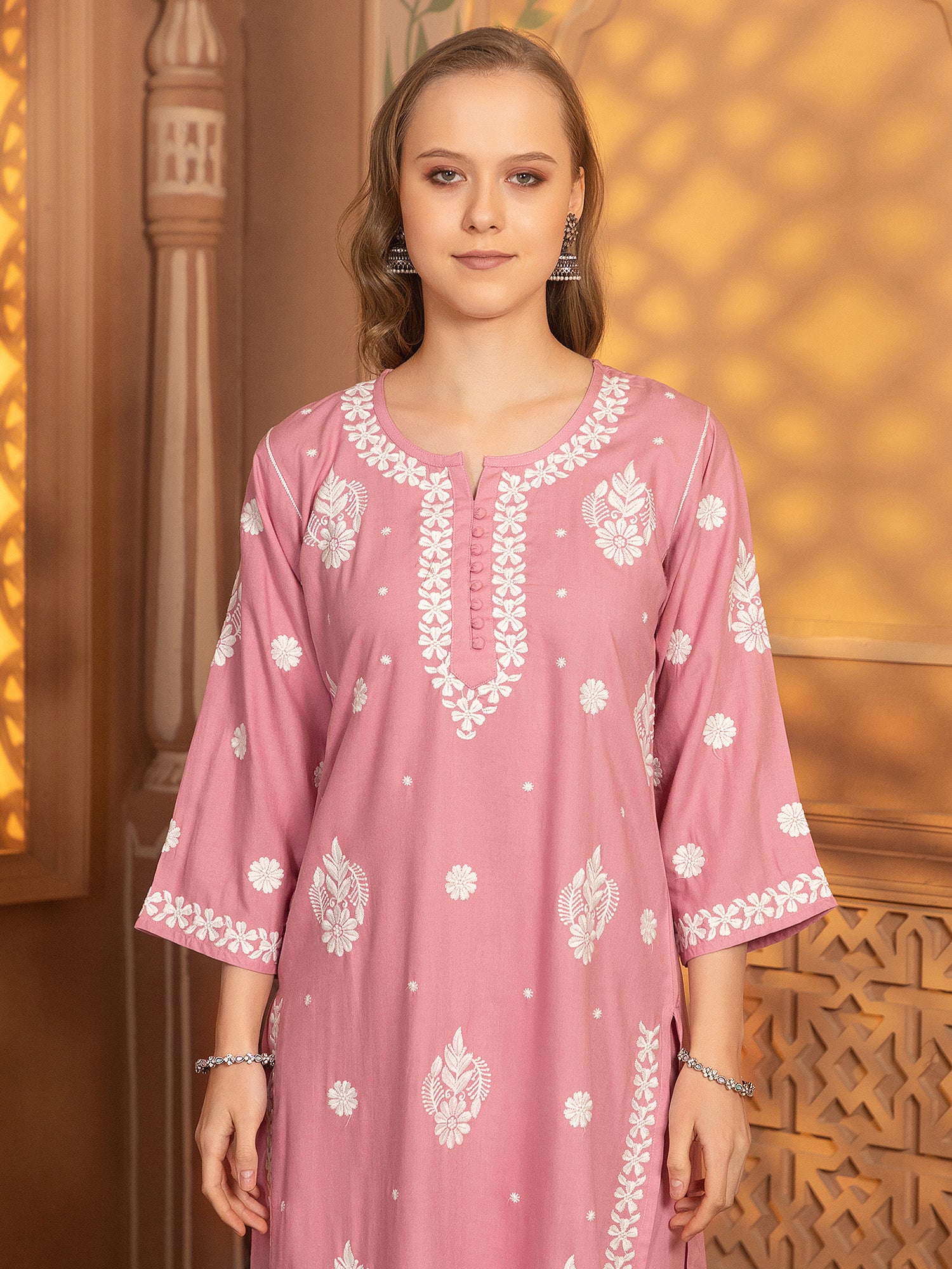 Hasvika Kurti With Palazzo