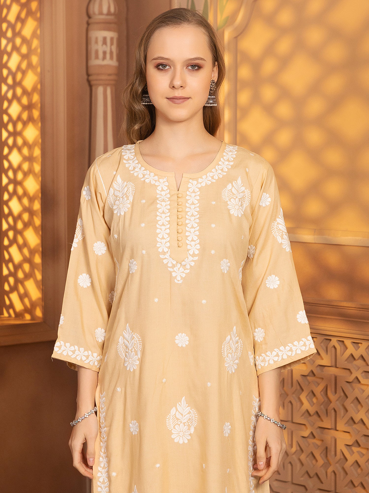 Hasvika Kurti With Palazzo