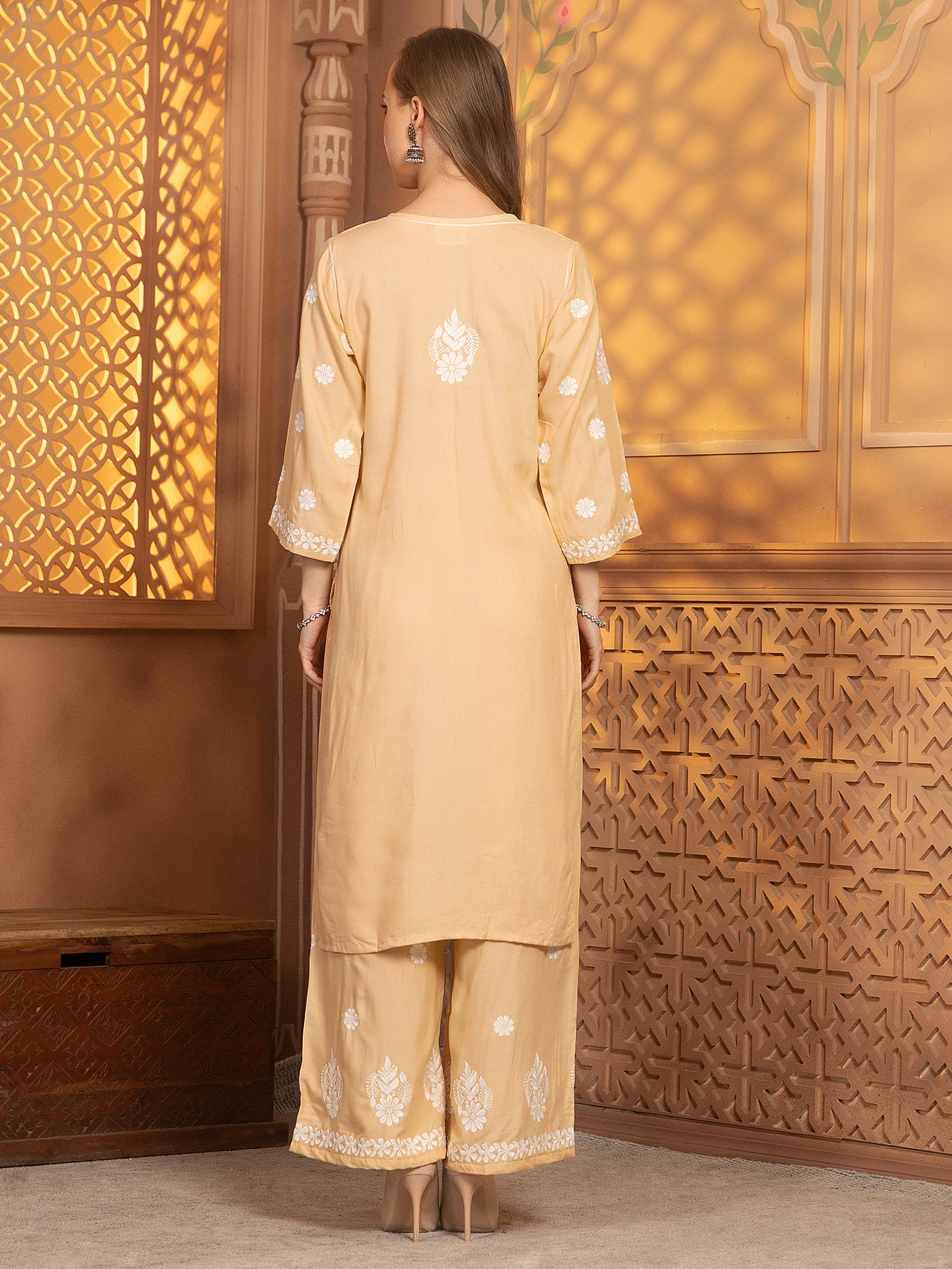 Hasvika Kurti With Palazzo
