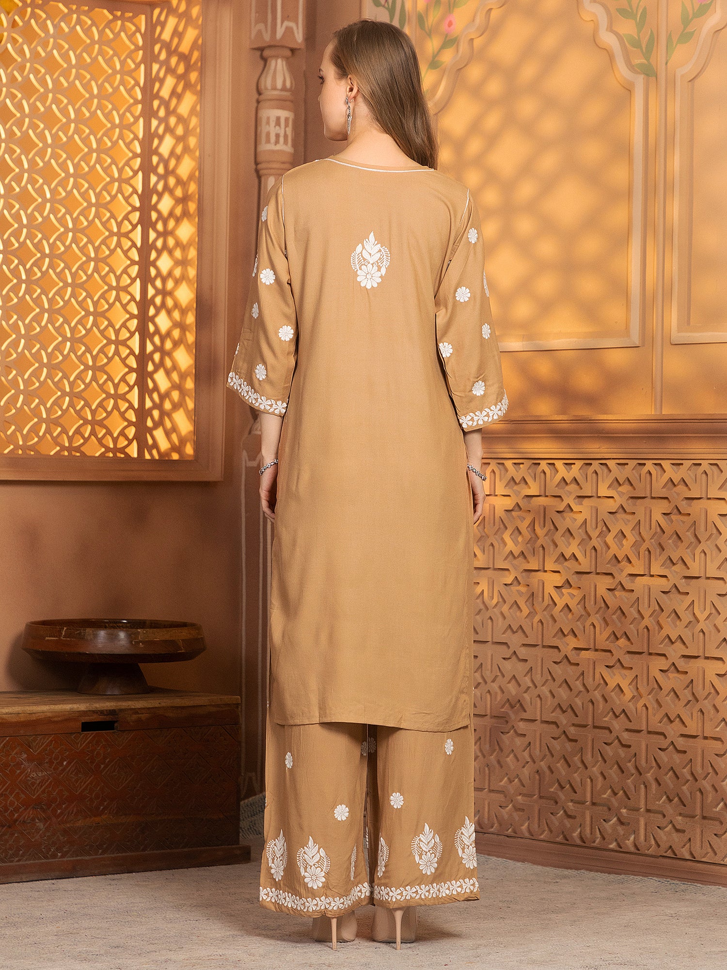 Hasvika Kurti With Palazzo
