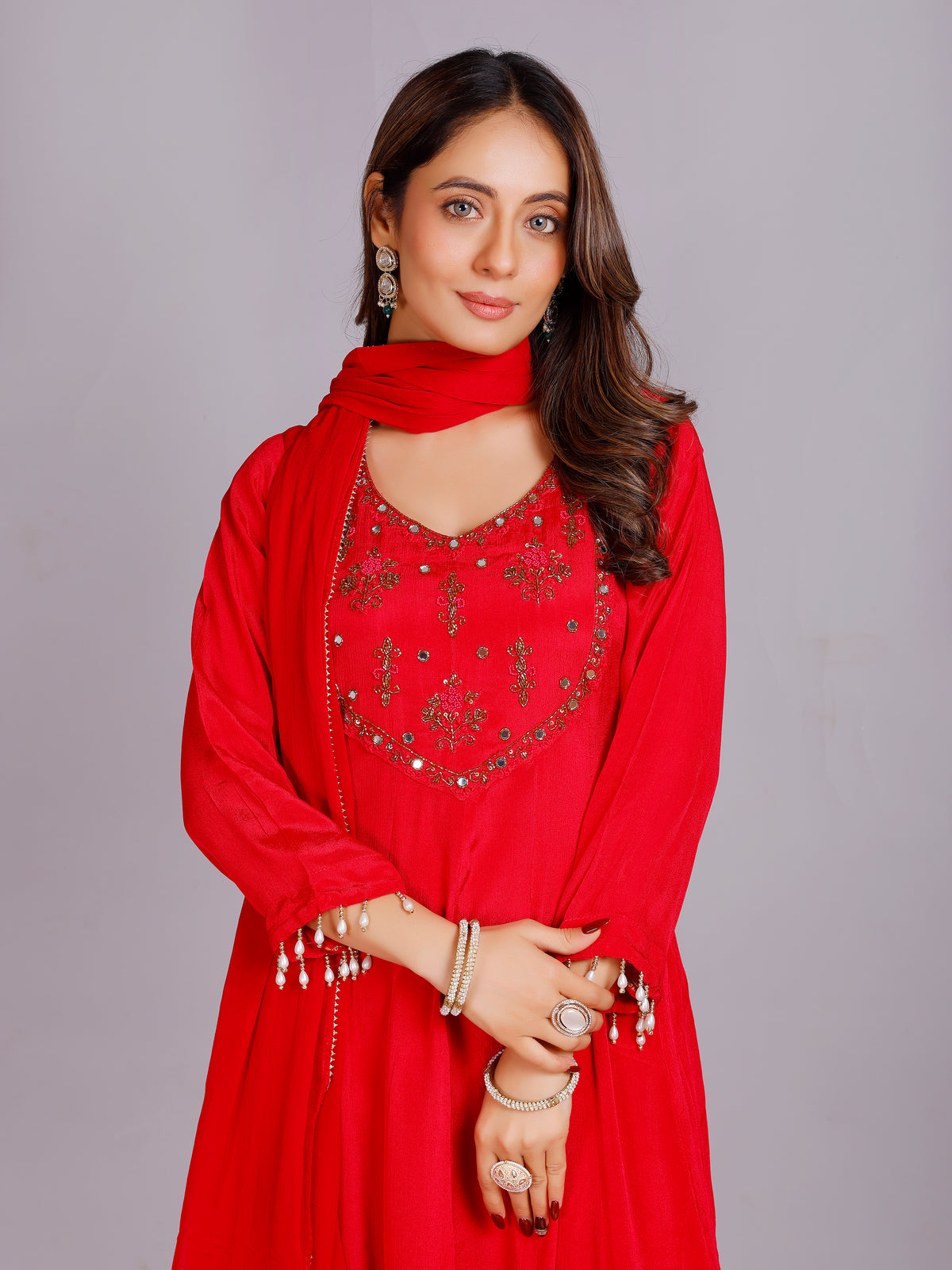 Abhira Silk Flair Suit