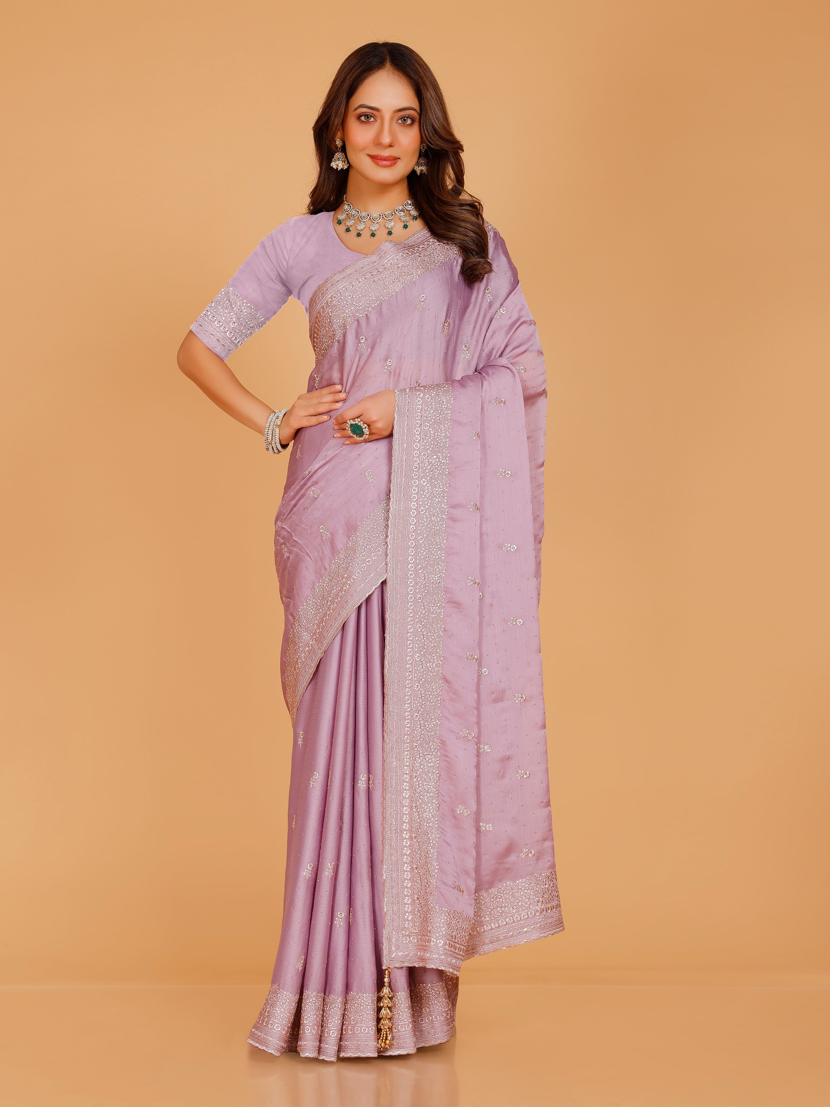 Aadhya Silk Embroidered Saree