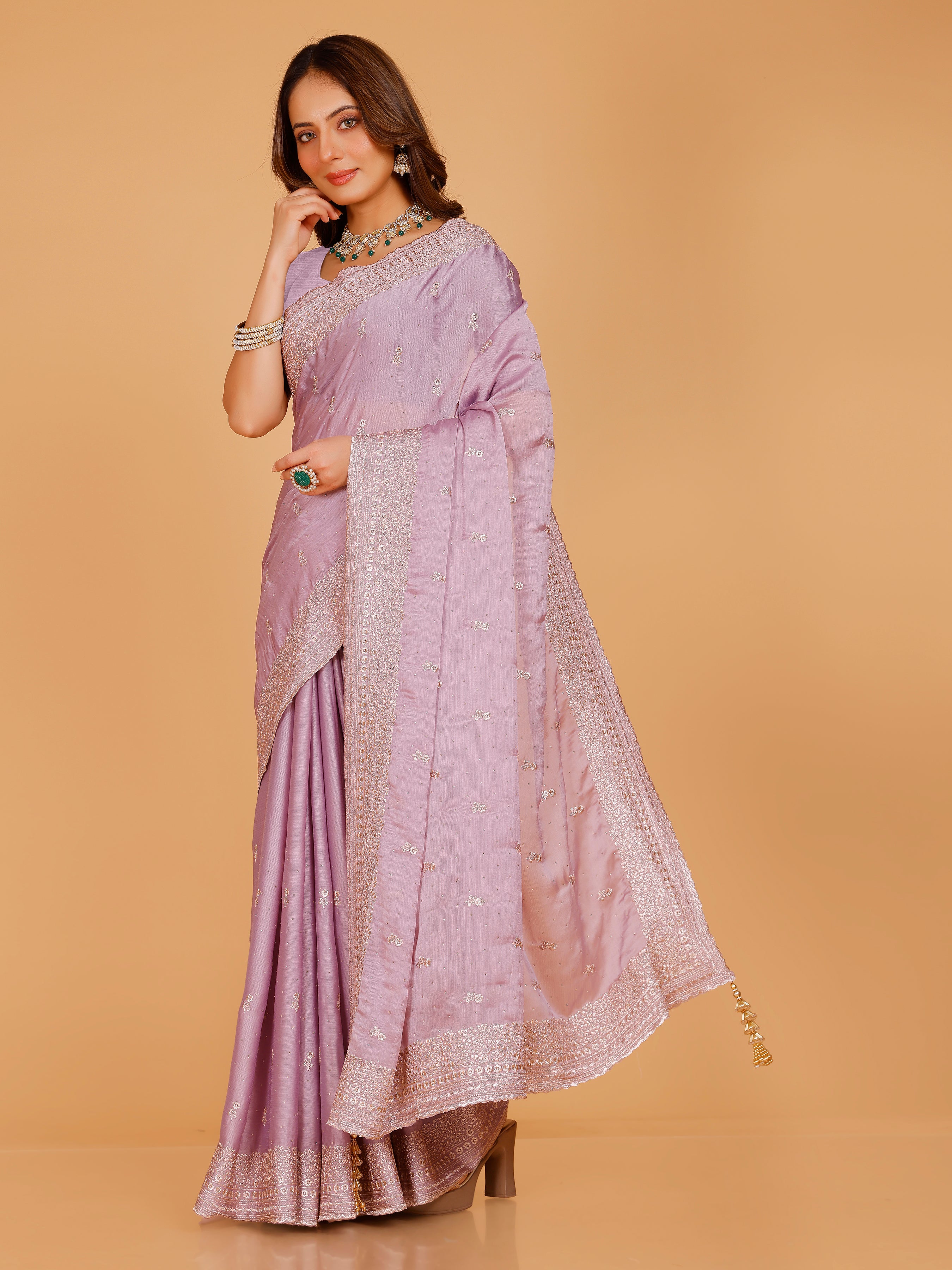 Aadhya Silk Embroidered Saree
