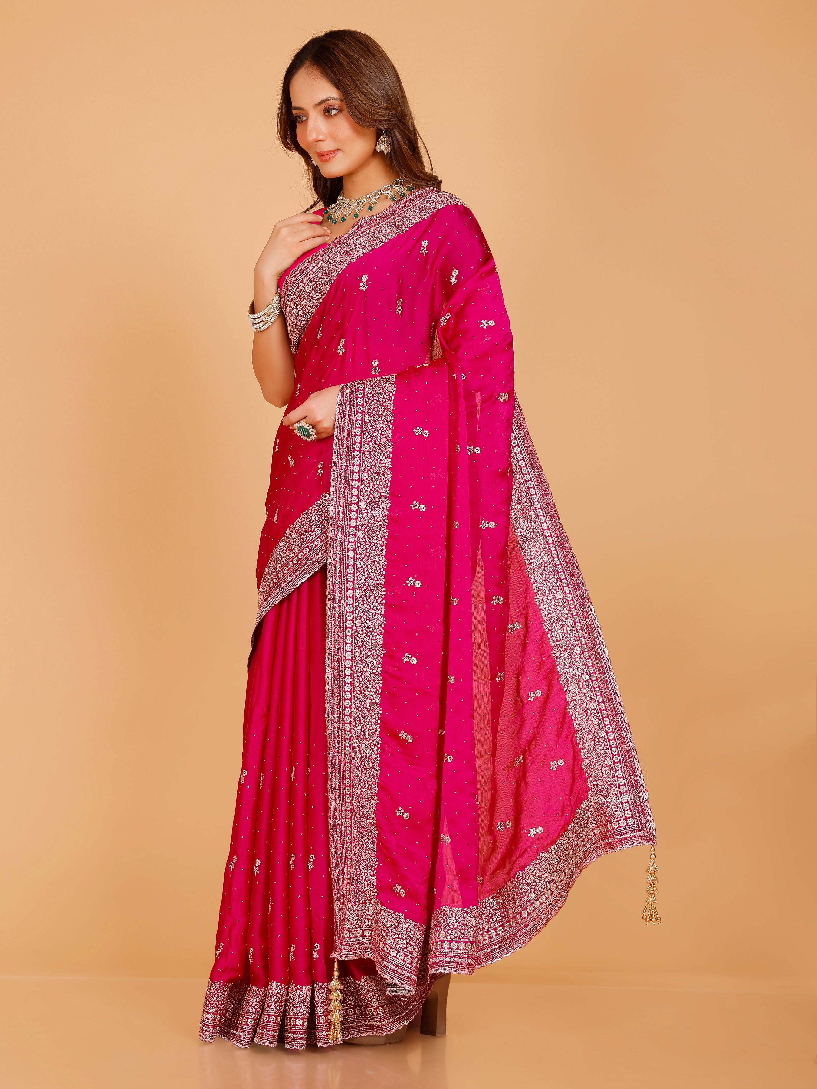 Aadhya Silk Embroidered Saree