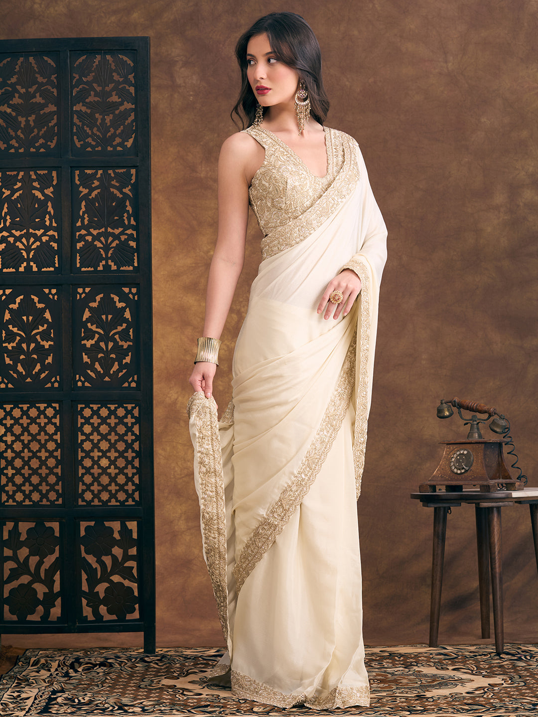 Nora Ready To Wear Choli Saree