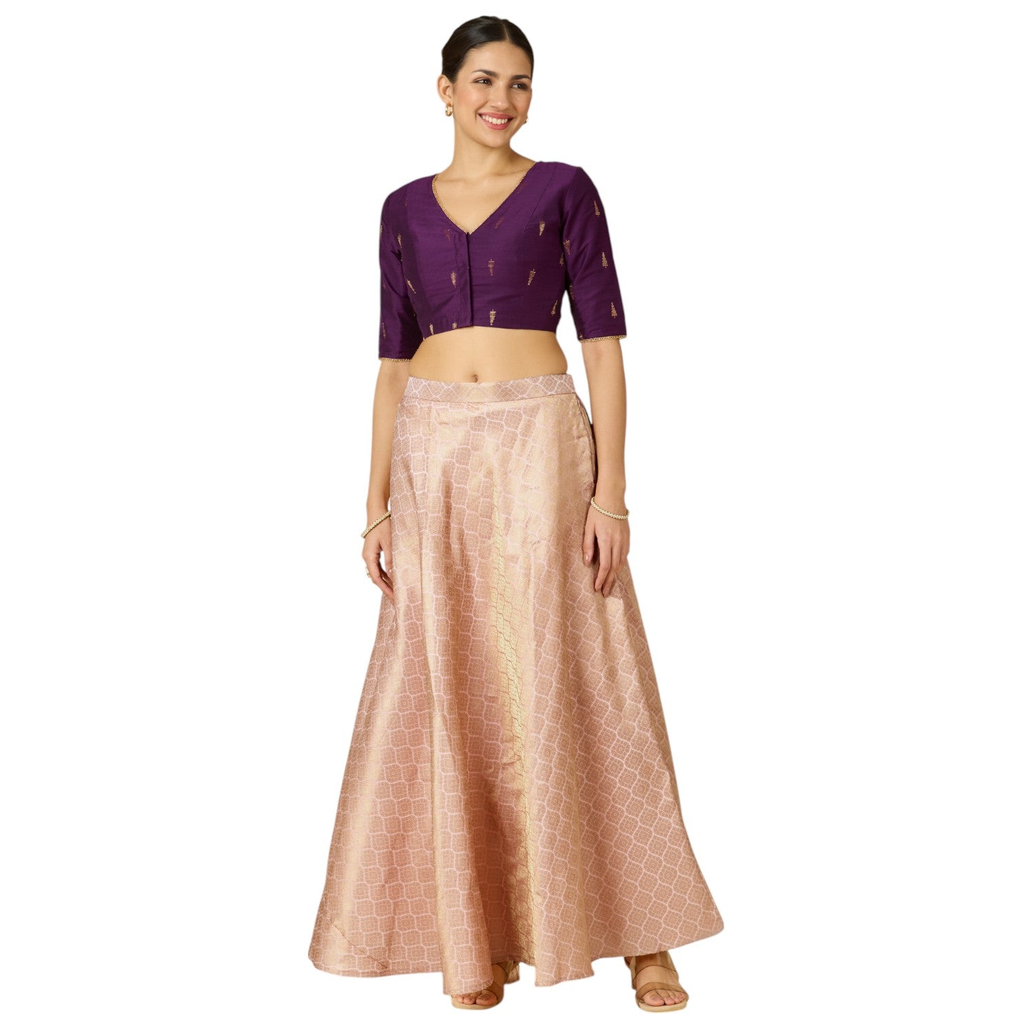 Ladies Brocade Skirt L,XL,2XL