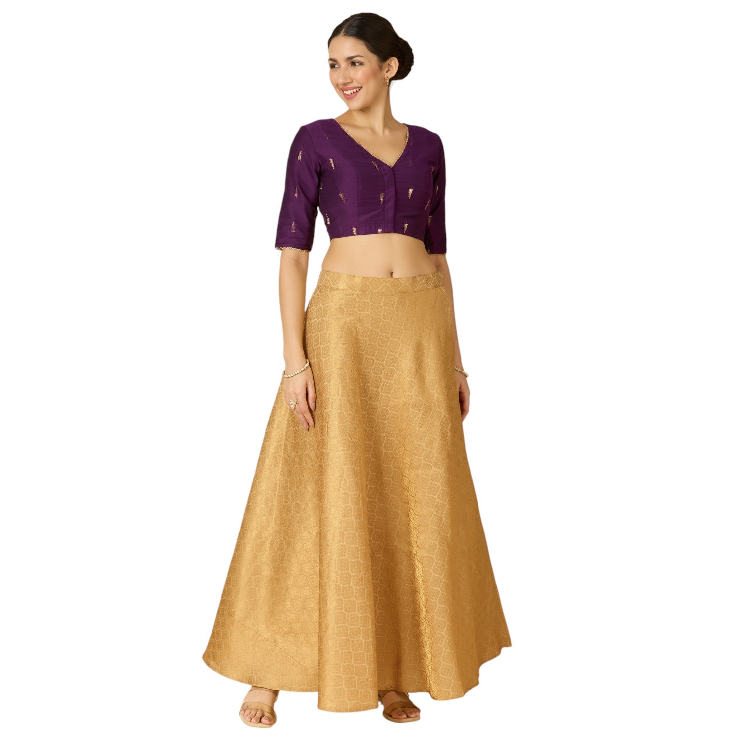 Ladies Brocade Skirt L,XL,2XL