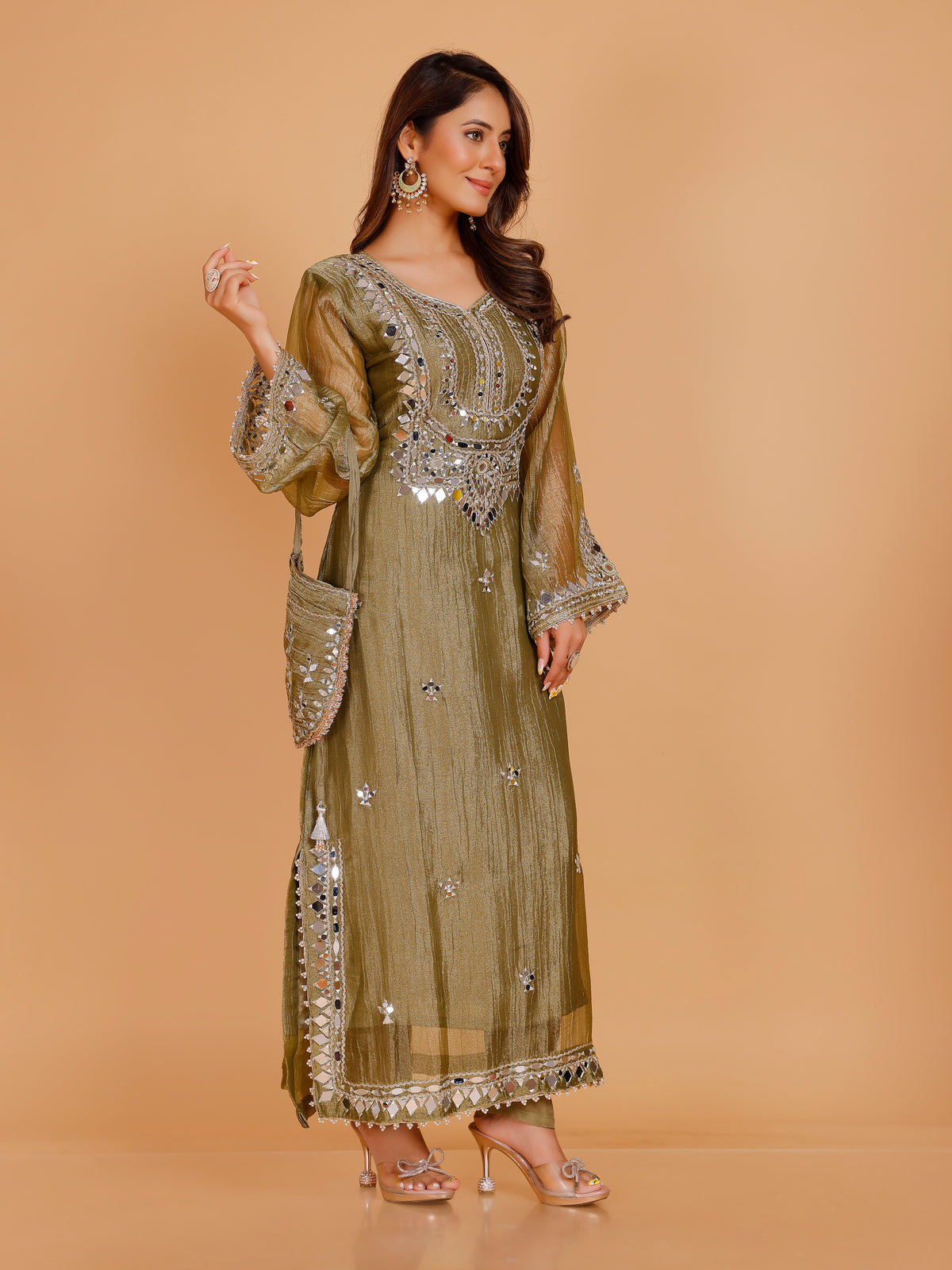 Tanisha Silk Mirror Suit