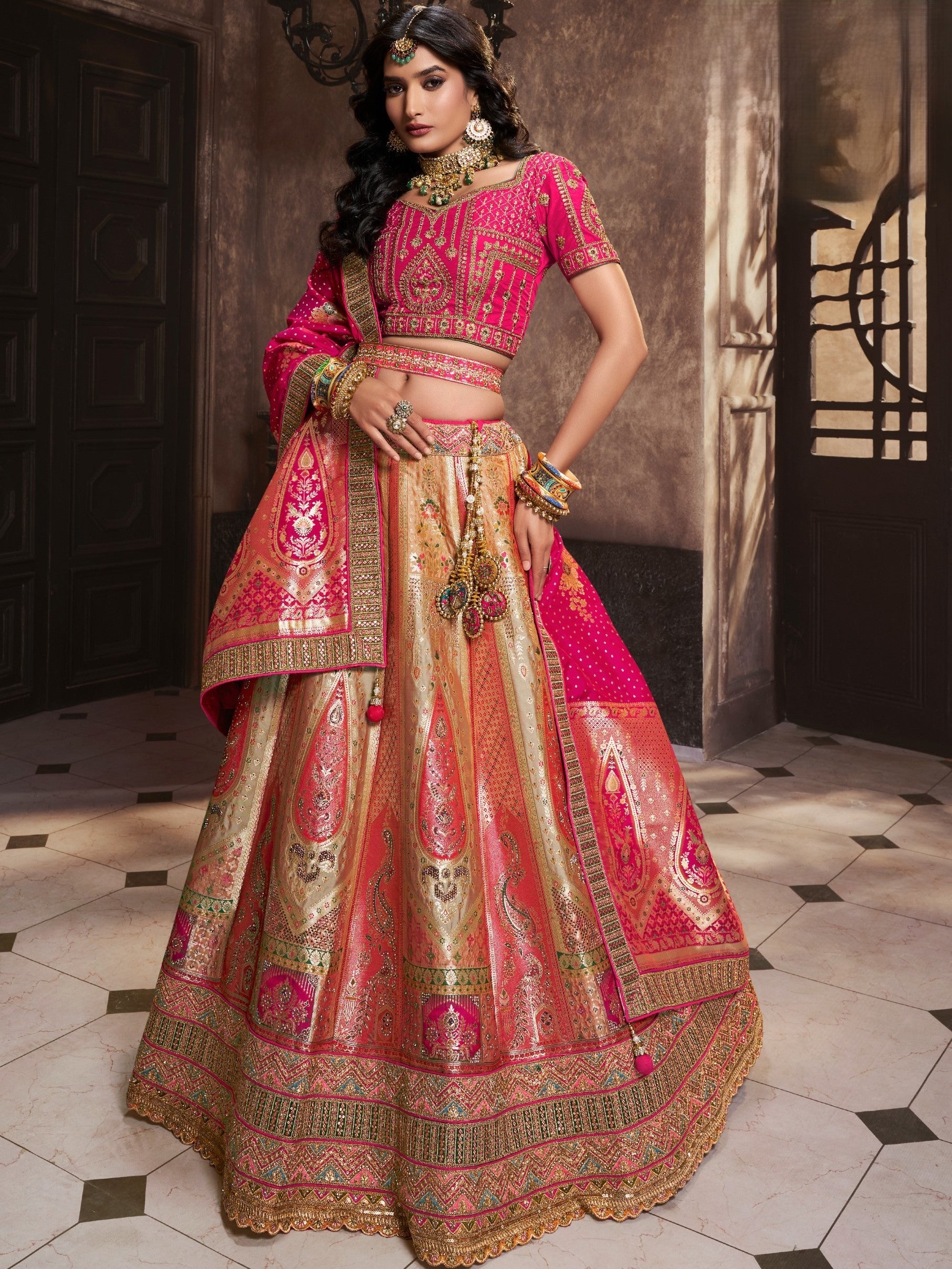 Alia Unstitched Lehenga Choli
