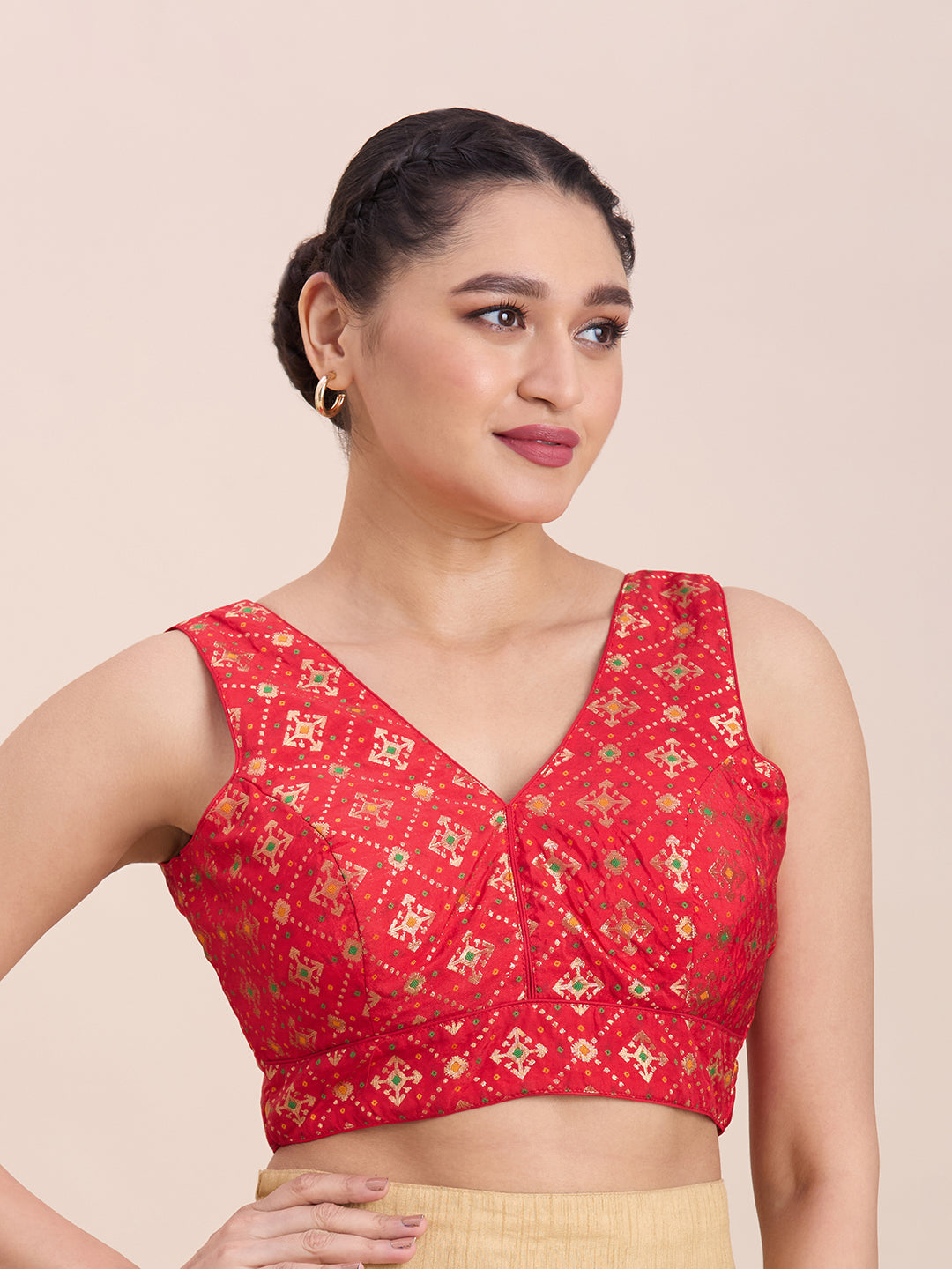 Brocade Silk Blouse