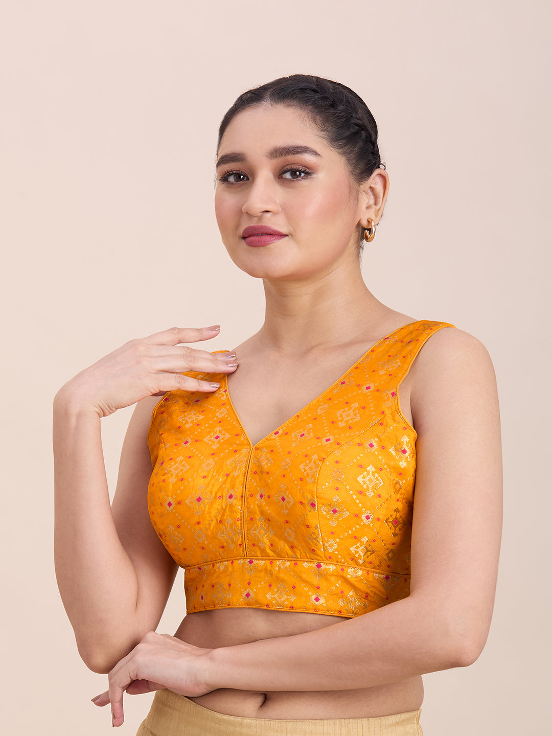 Brocade Silk Blouse