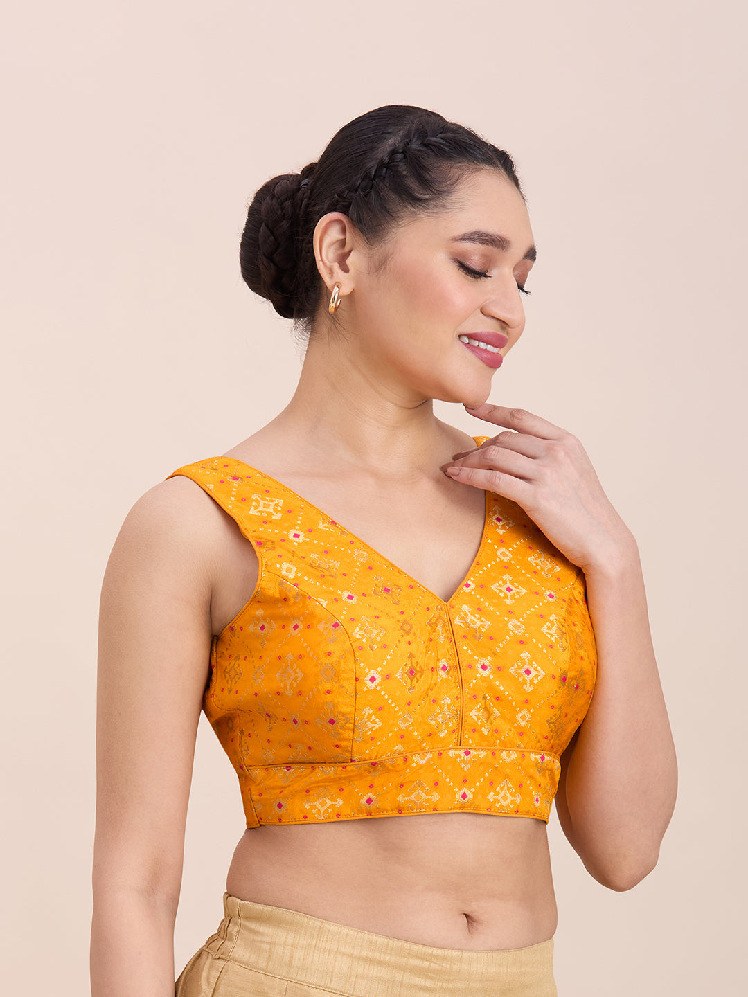 Brocade Silk Blouse